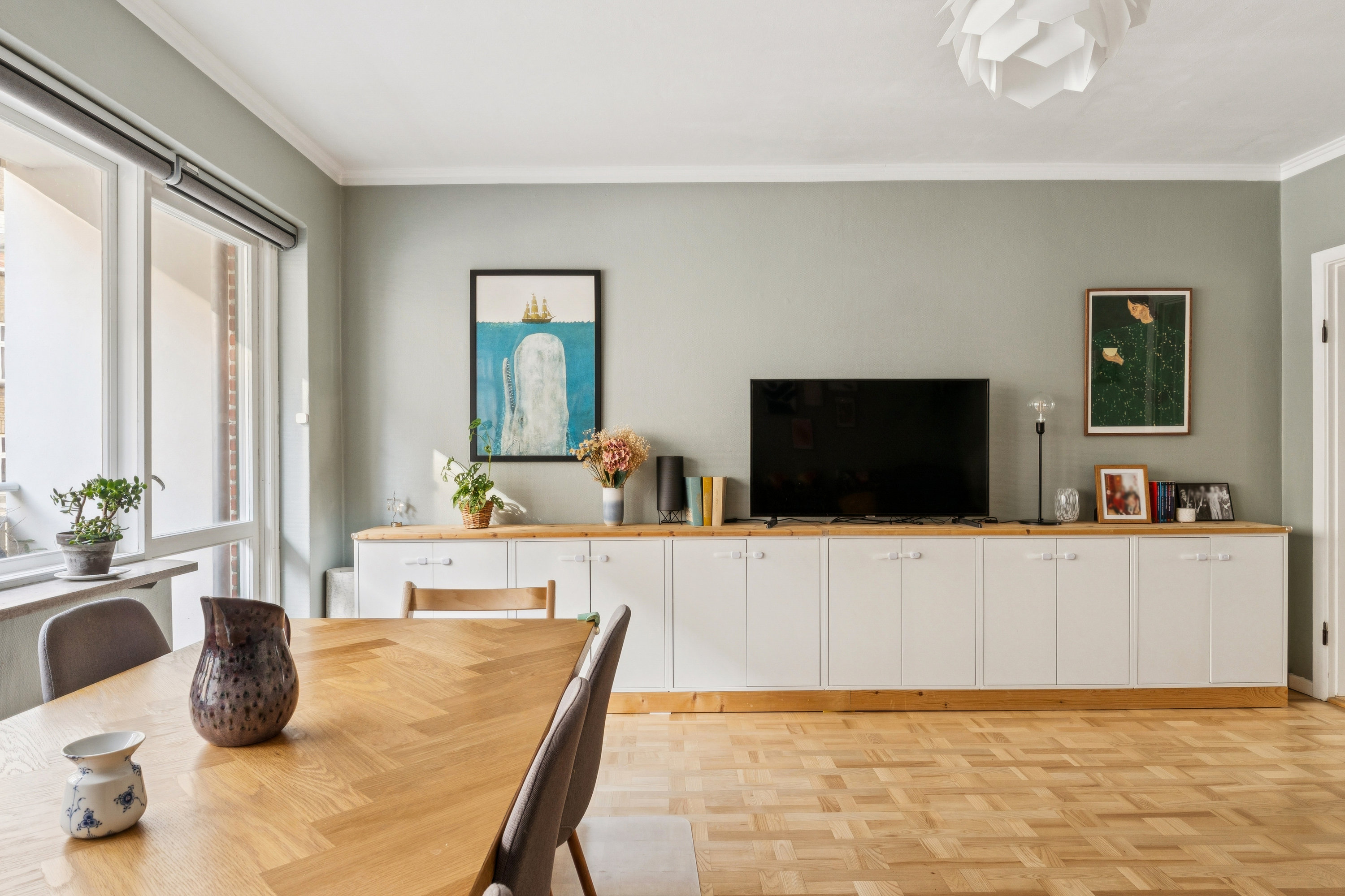 Fremhævet stue billede i fuldskærmstilstand. Billede af Korsørgade 4, 2. 1., 2100 København Ø