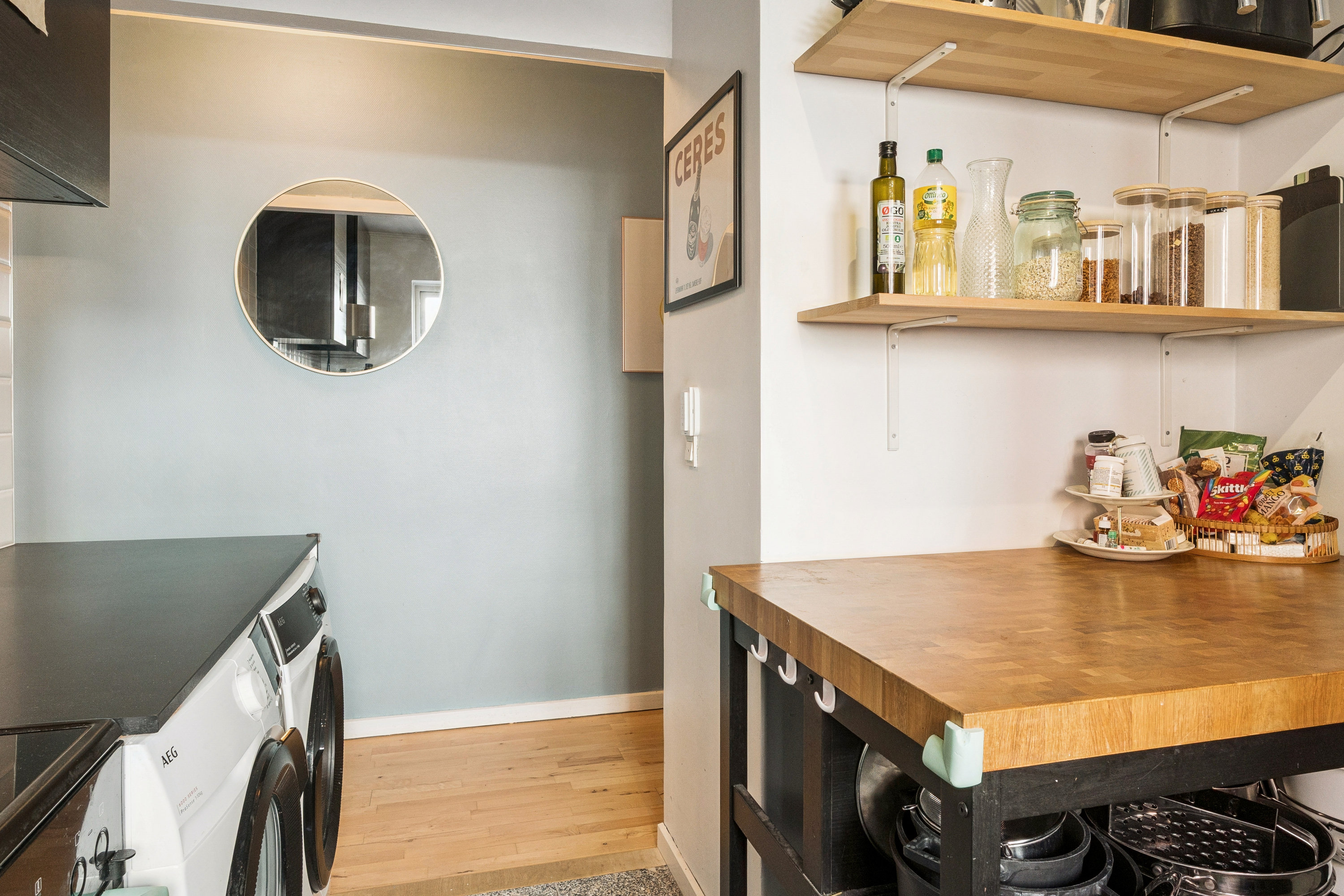 Fremhævet køkken billede i fuldskærmstilstand. Billede af Korsørgade 4, 2. 1., 2100 København Ø