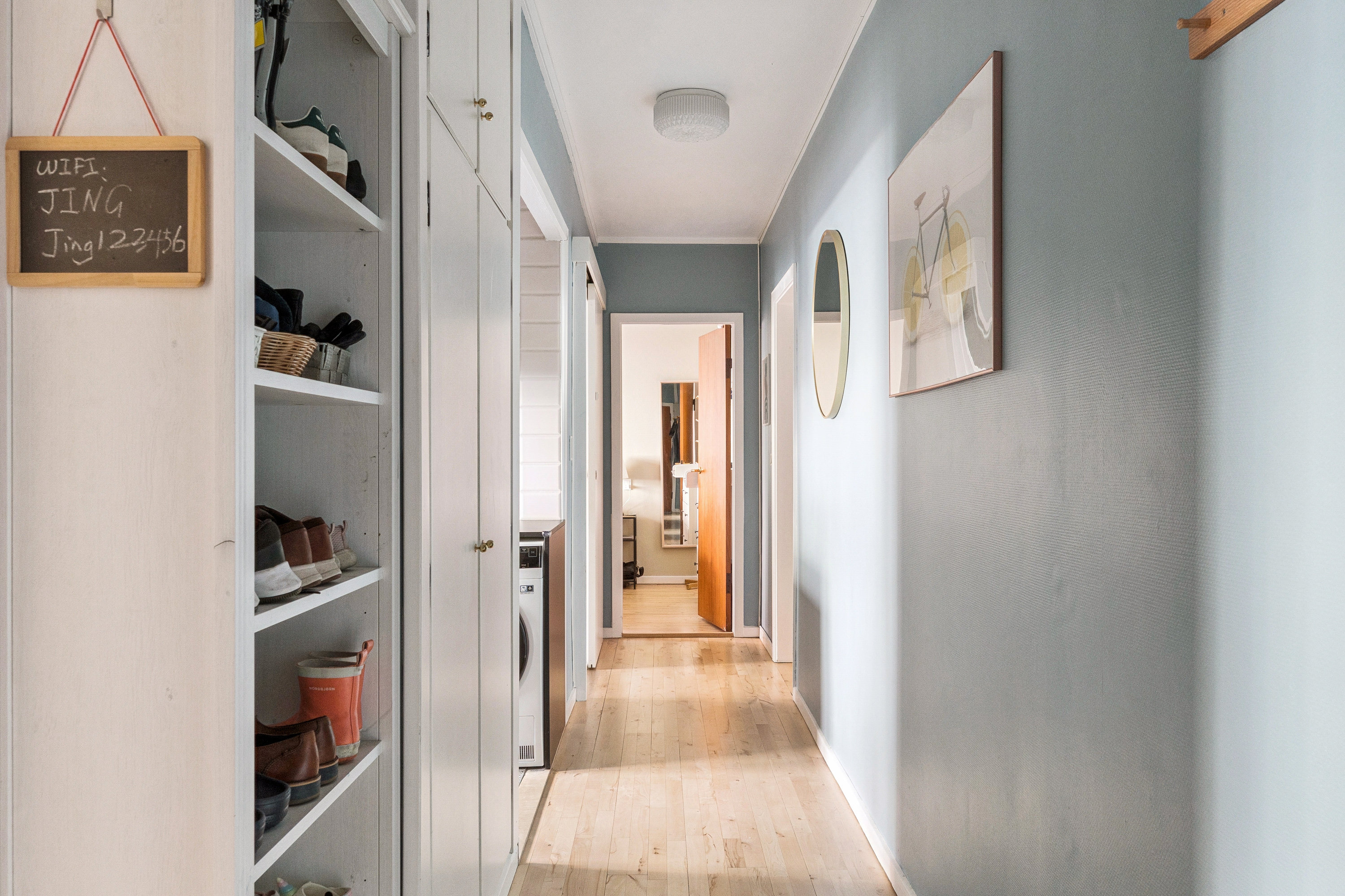 Fremhævet gang billede i fuldskærmstilstand. Billede af Korsørgade 4, 2. 1., 2100 København Ø