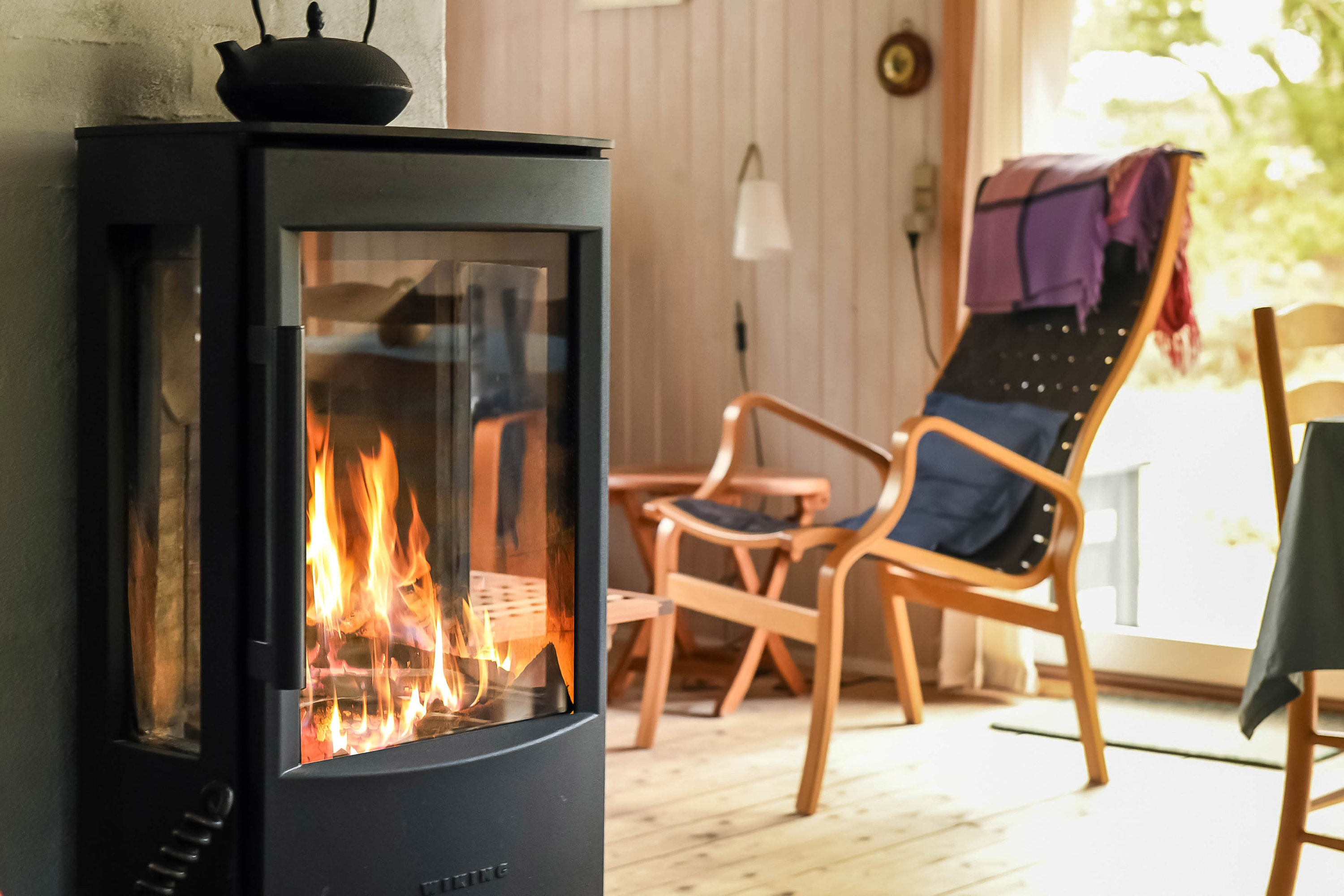 Fremhævet stue billede i fuldskærmstilstand. Billede af Lyngvej 4, Grærup, 6840 Oksbøl