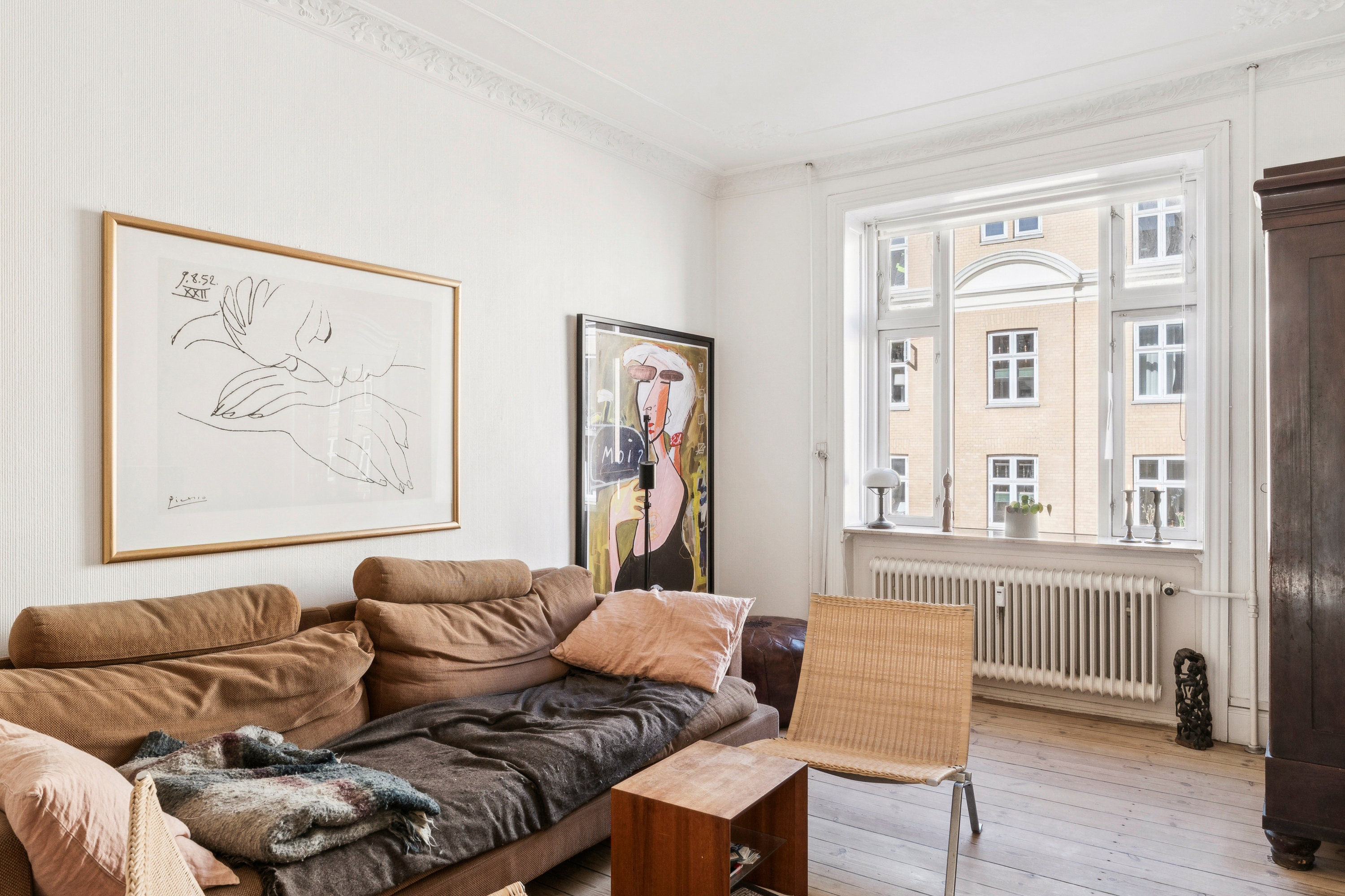 Fremhævet stue billede i fuldskærmstilstand. Billede af Marstalsgade 44, 3. th., 2100 København Ø