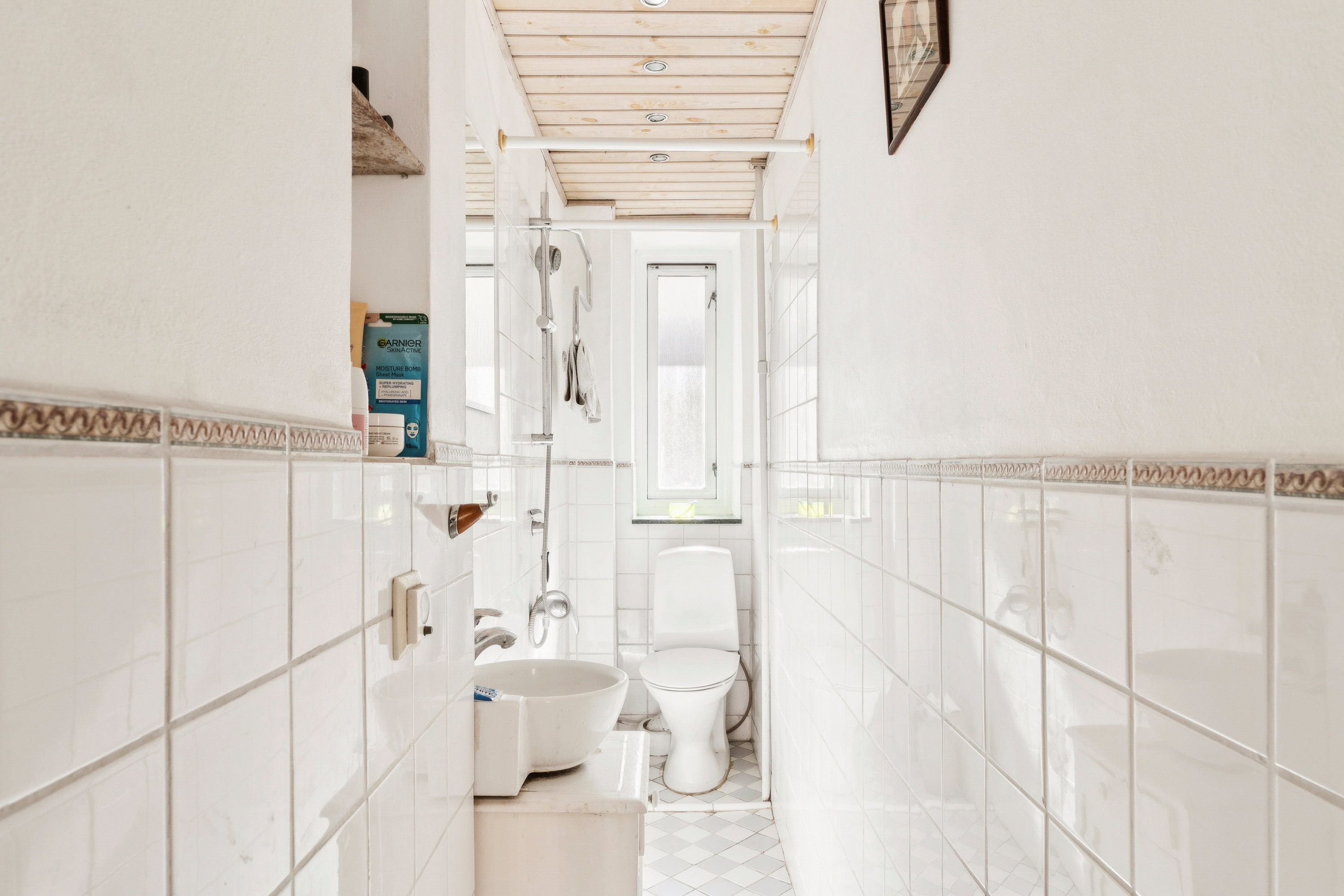 Fremhævet badeværelse billede i fuldskærmstilstand. Billede af Marstalsgade 44, 3. th., 2100 København Ø