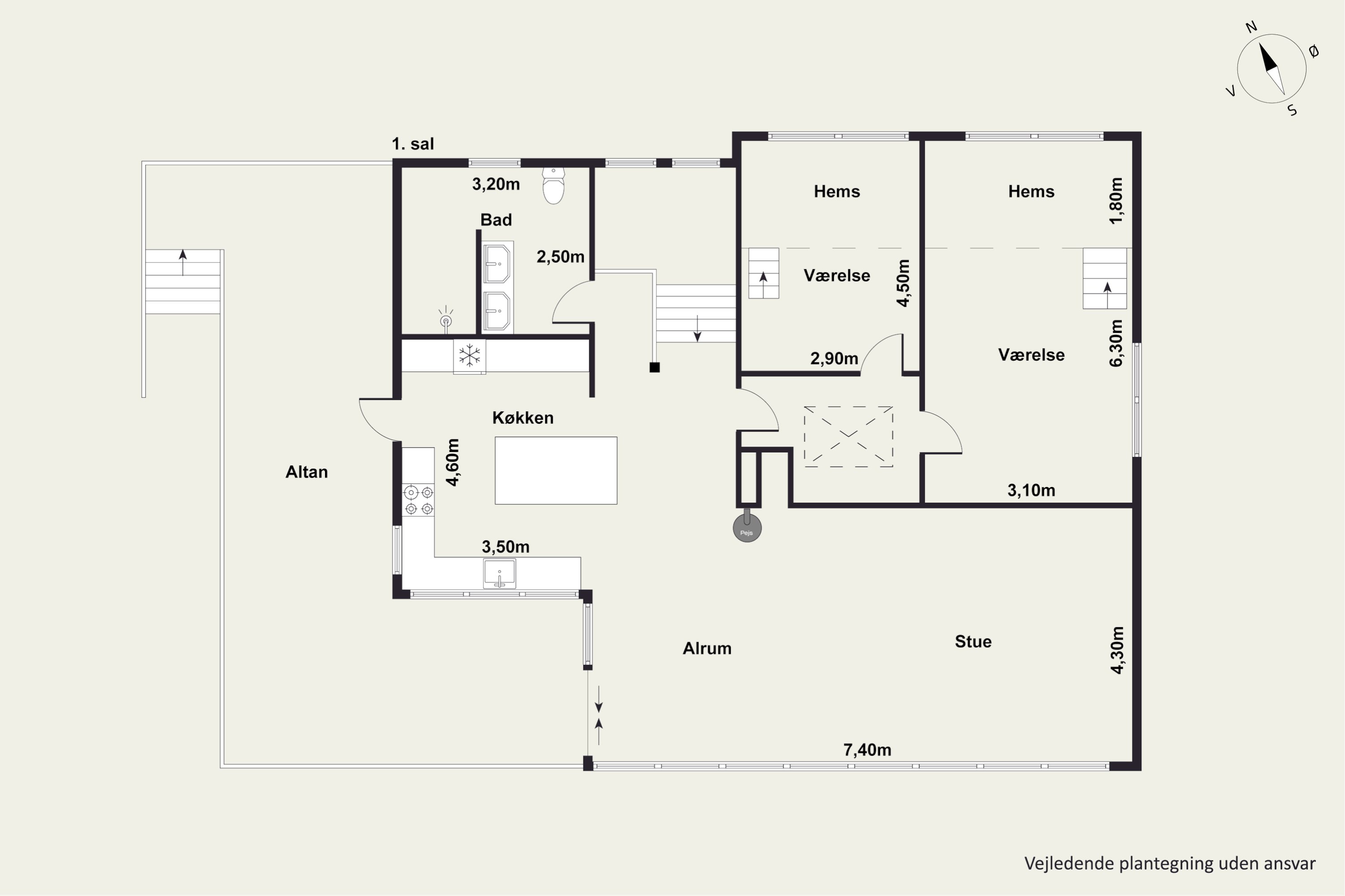 Plantegninger billede af Skæring Strandvej 64, 8250 Egå