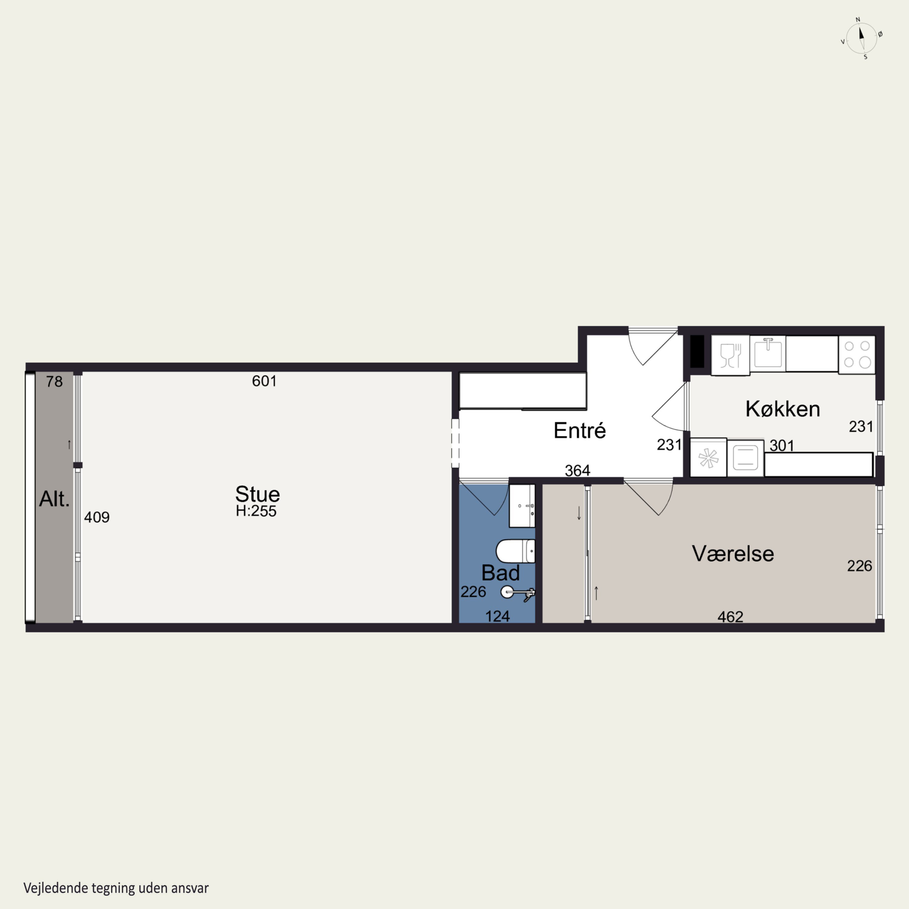 Plantegninger billede af Grøfthøjparken 162, 6. tv., 8260 Viby J