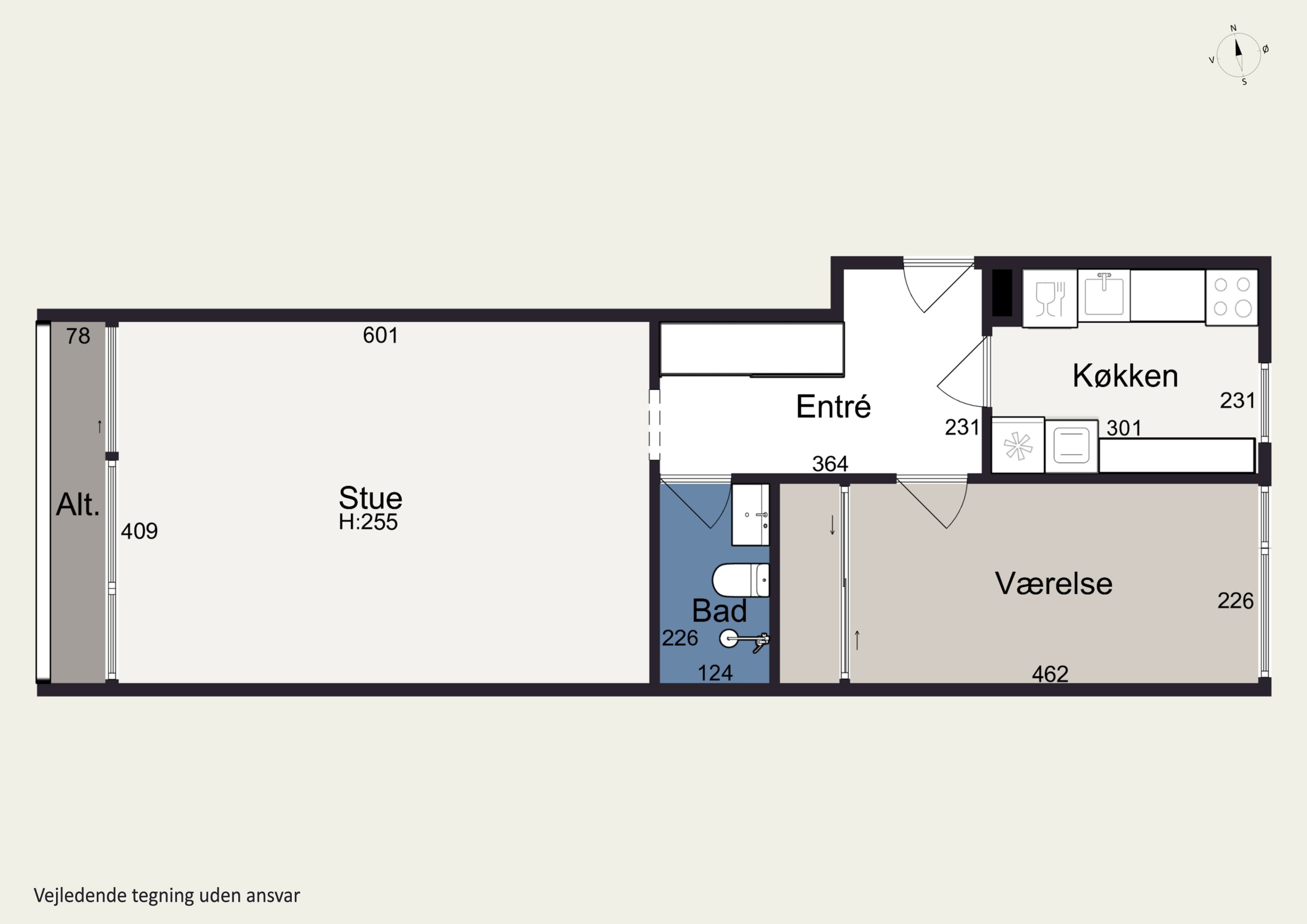 Plantegninger billede af Grøfthøjparken 162, 6. tv., 8260 Viby J