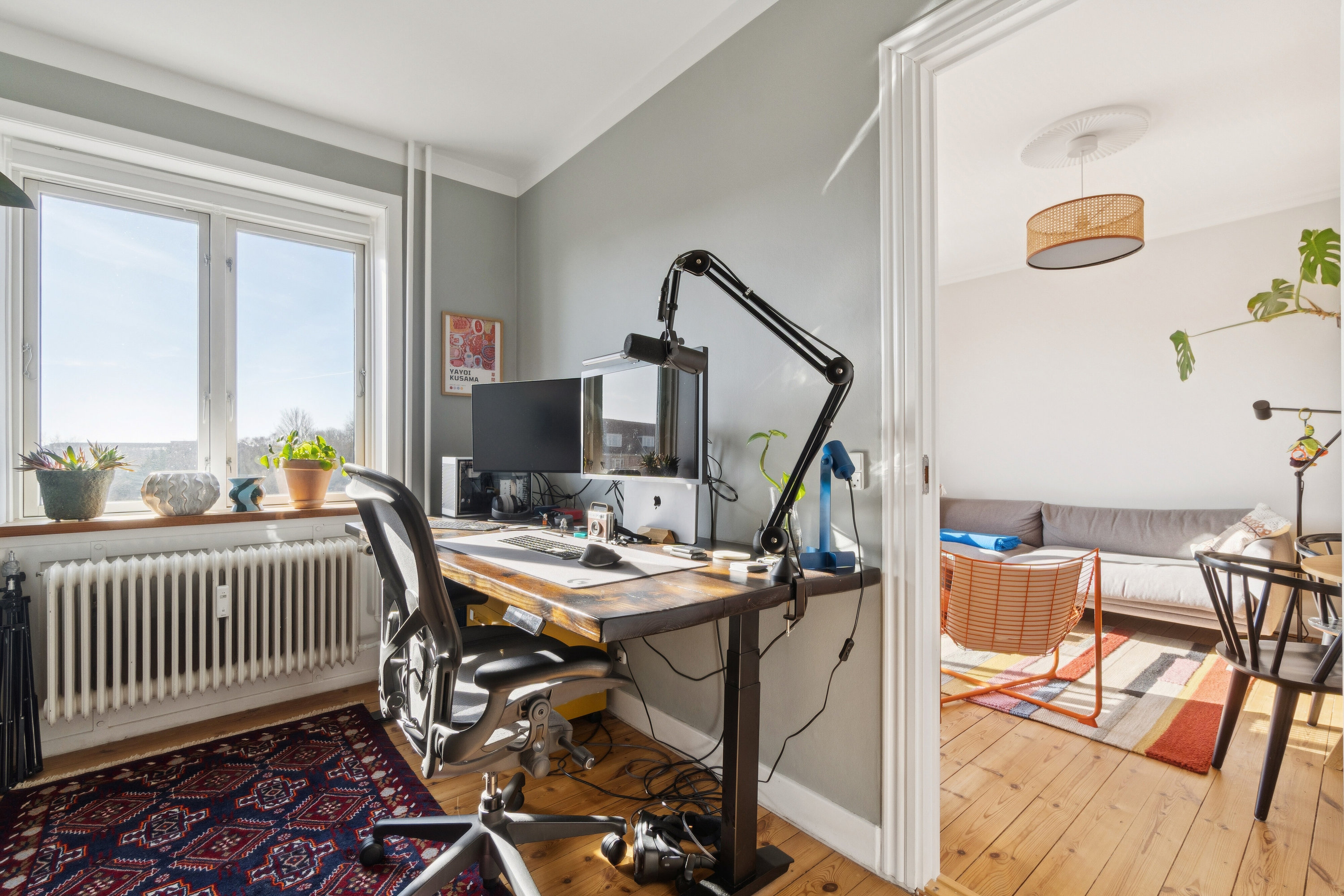 Fremhævet arbejdsværelse billede i fuldskærmstilstand. Billede af Rumæniensgade 12, 4. th., 2300 København S