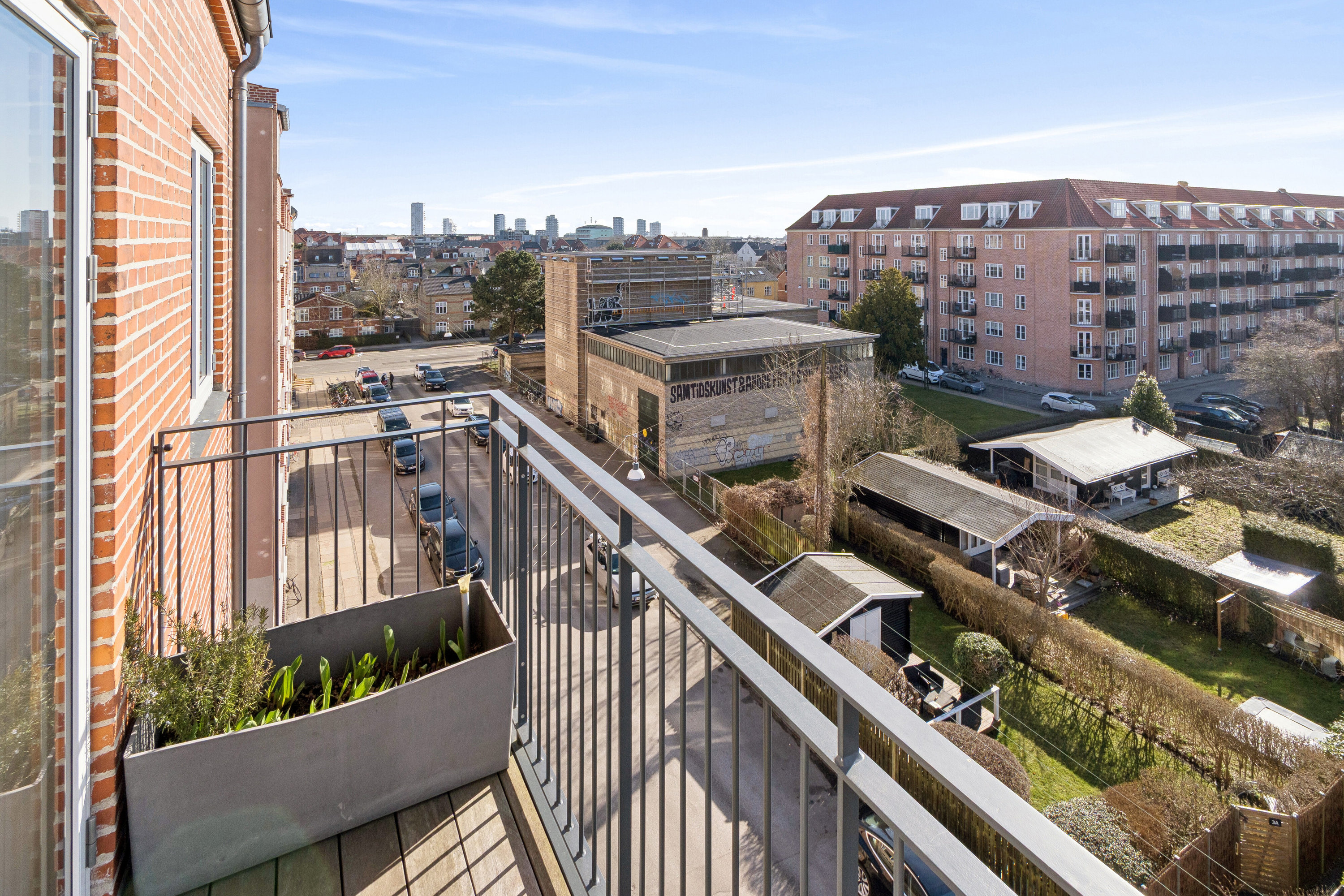 Fremhævet altan billede i fuldskærmstilstand. Billede af Rumæniensgade 12, 4. th., 2300 København S