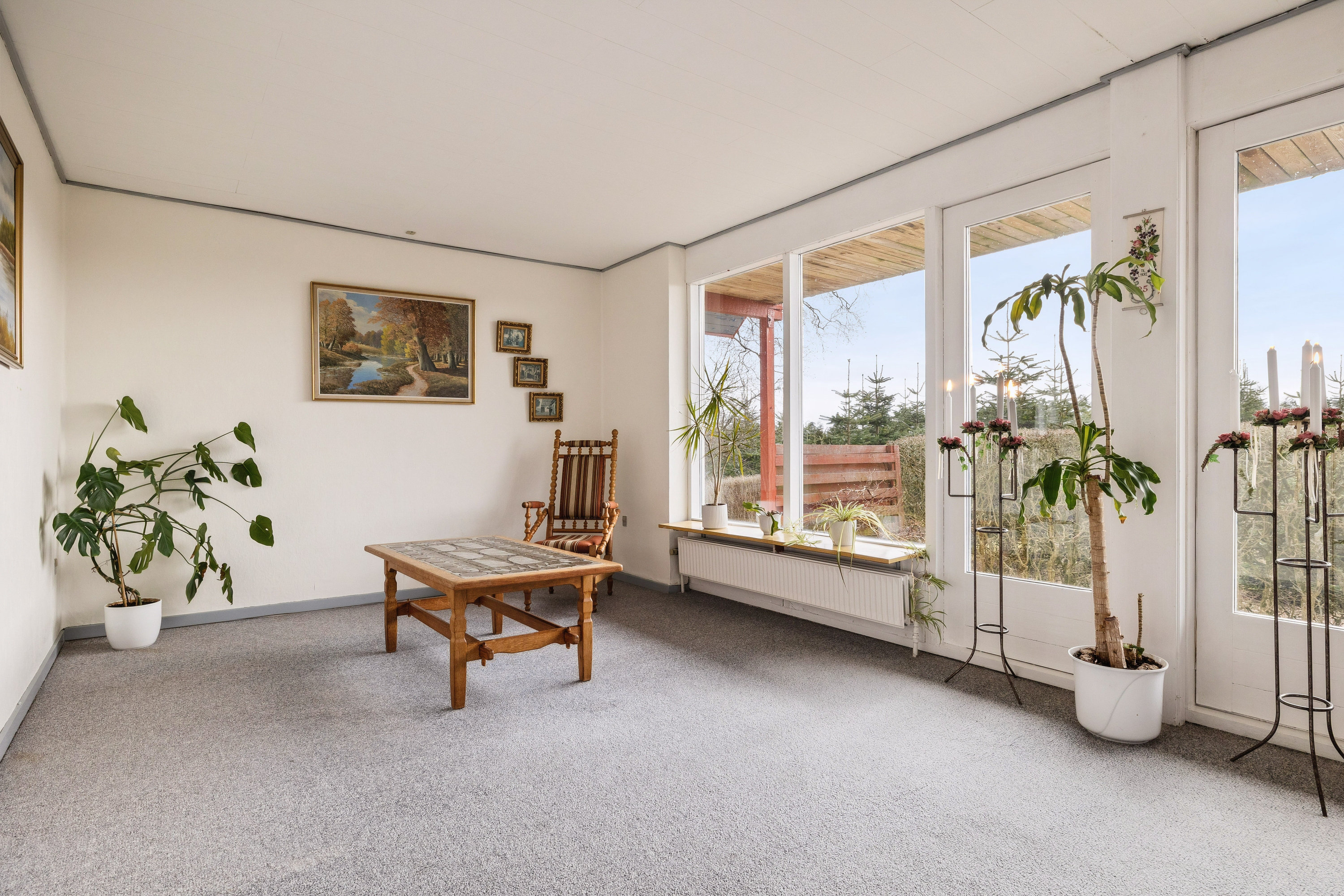 Fremhævet stue billede i fuldskærmstilstand. Billede af Runevej 6, Ll Rørbæk, 9500 Hobro