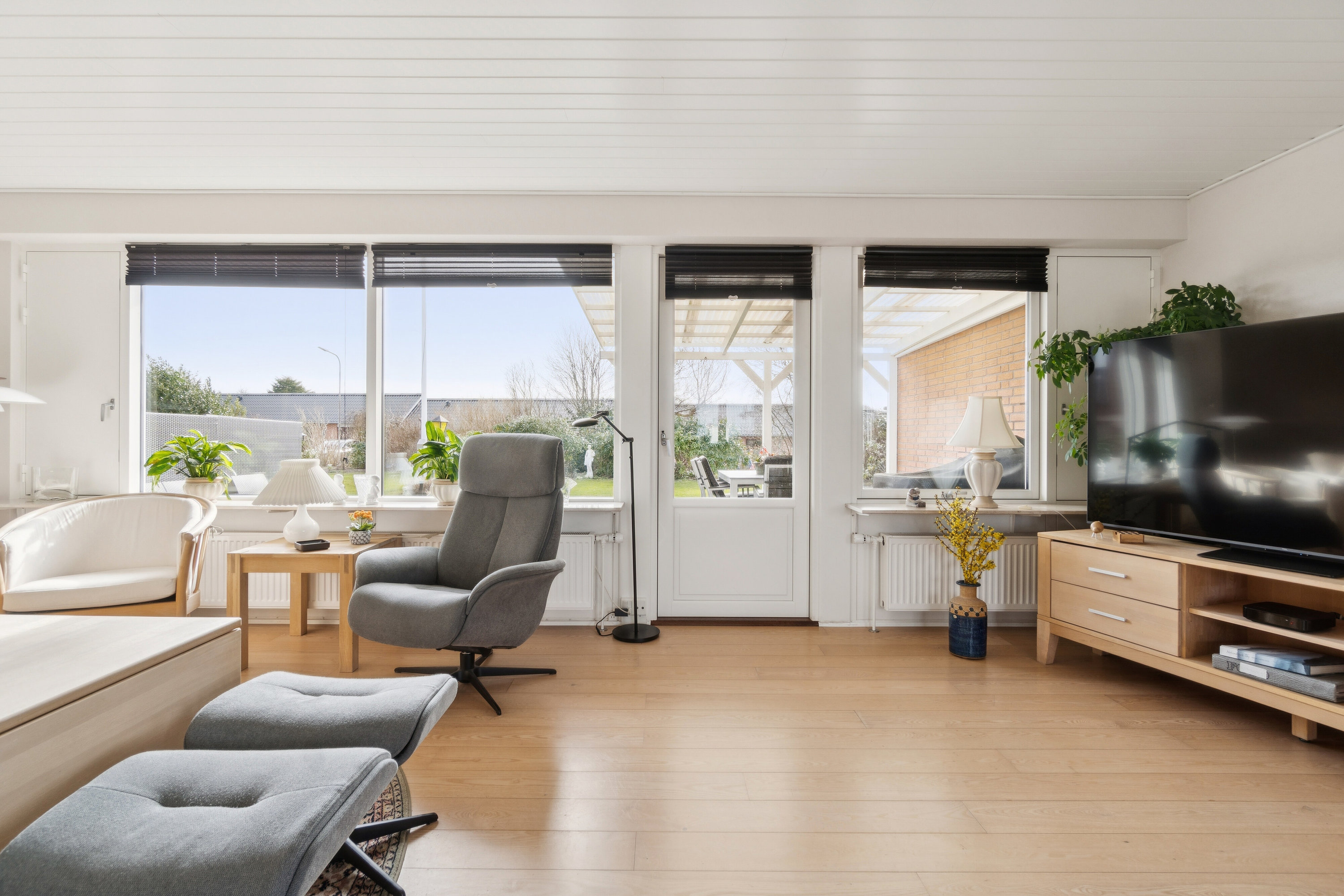 Fremhævet stue billede i fuldskærmstilstand. Billede af Sønder Alle 36, 7760 Hurup Thy