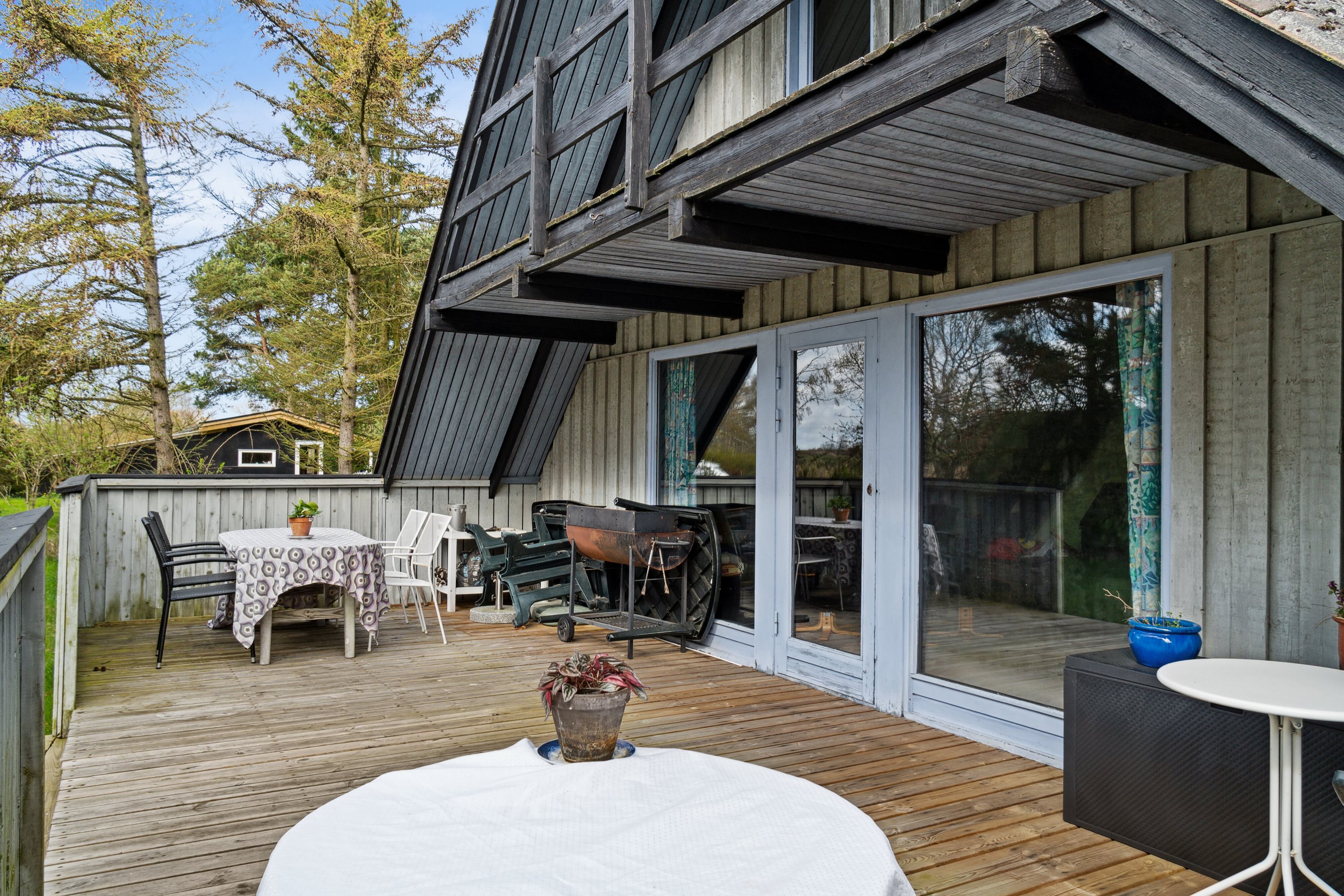 Fremhævet overdækket terrasse billede i fuldskærmstilstand. Billede af Søholmen 3, Klint, 4500 Nykøbing Sj