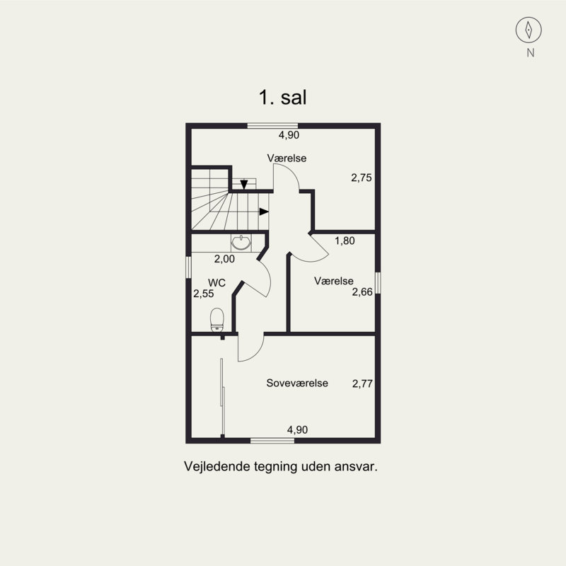 Plantegninger billede af Kongshusvej 590, Torrild, 8300 Odder