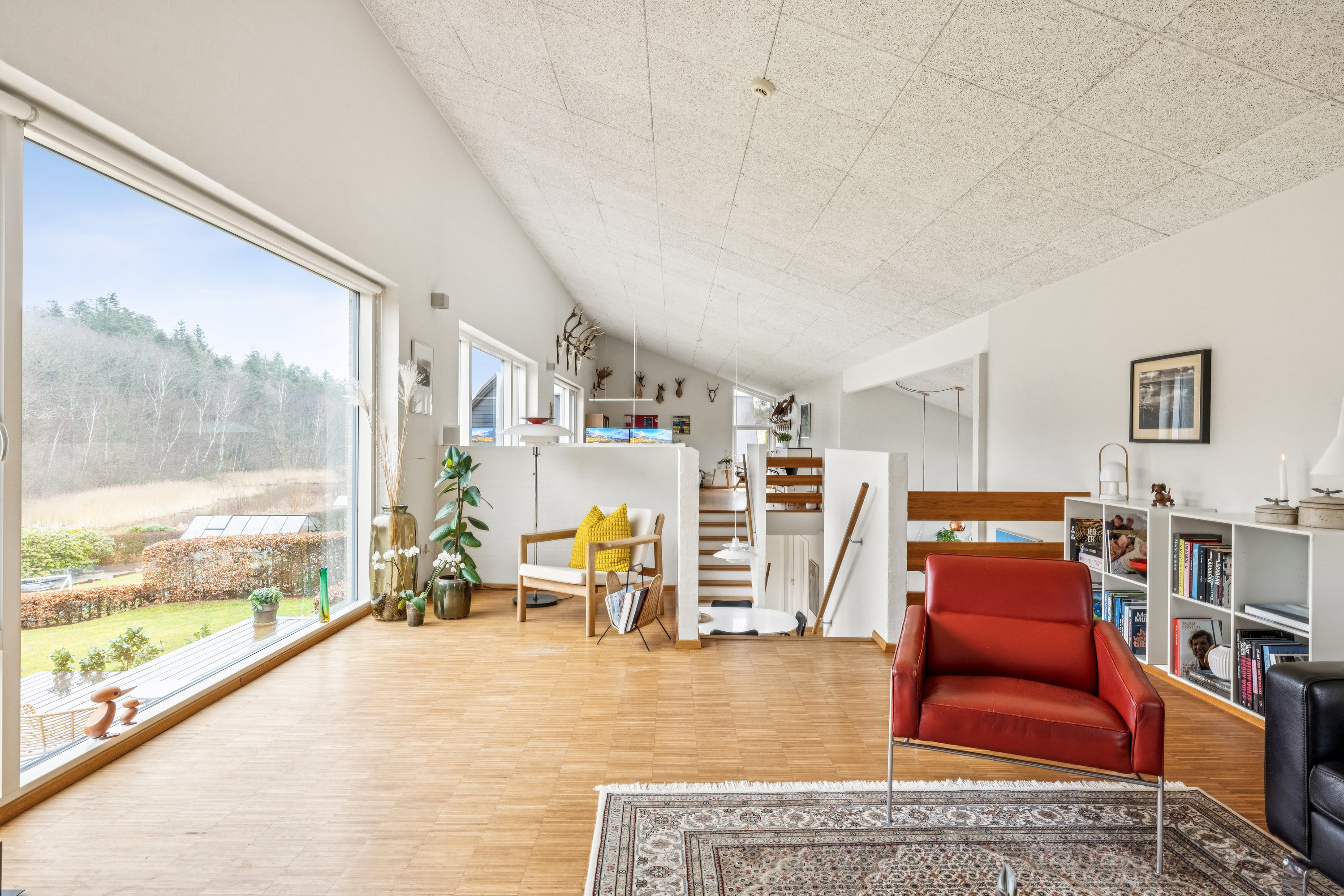 Fremhævet stue billede i fuldskærmstilstand. Billede af Vinkelvej 75, Bruunshåb, 8800 Viborg