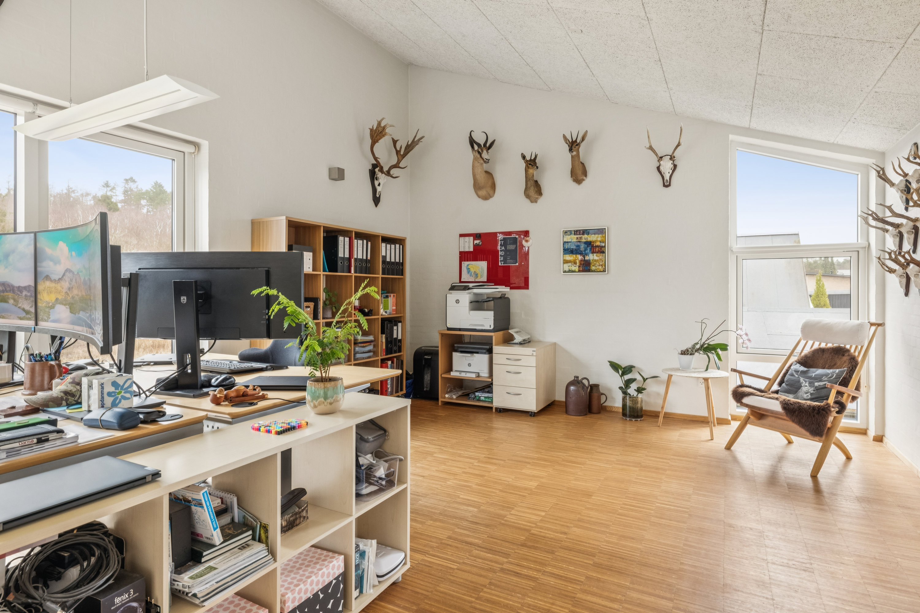 Fremhævet stue billede i fuldskærmstilstand. Billede af Vinkelvej 75, Bruunshåb, 8800 Viborg