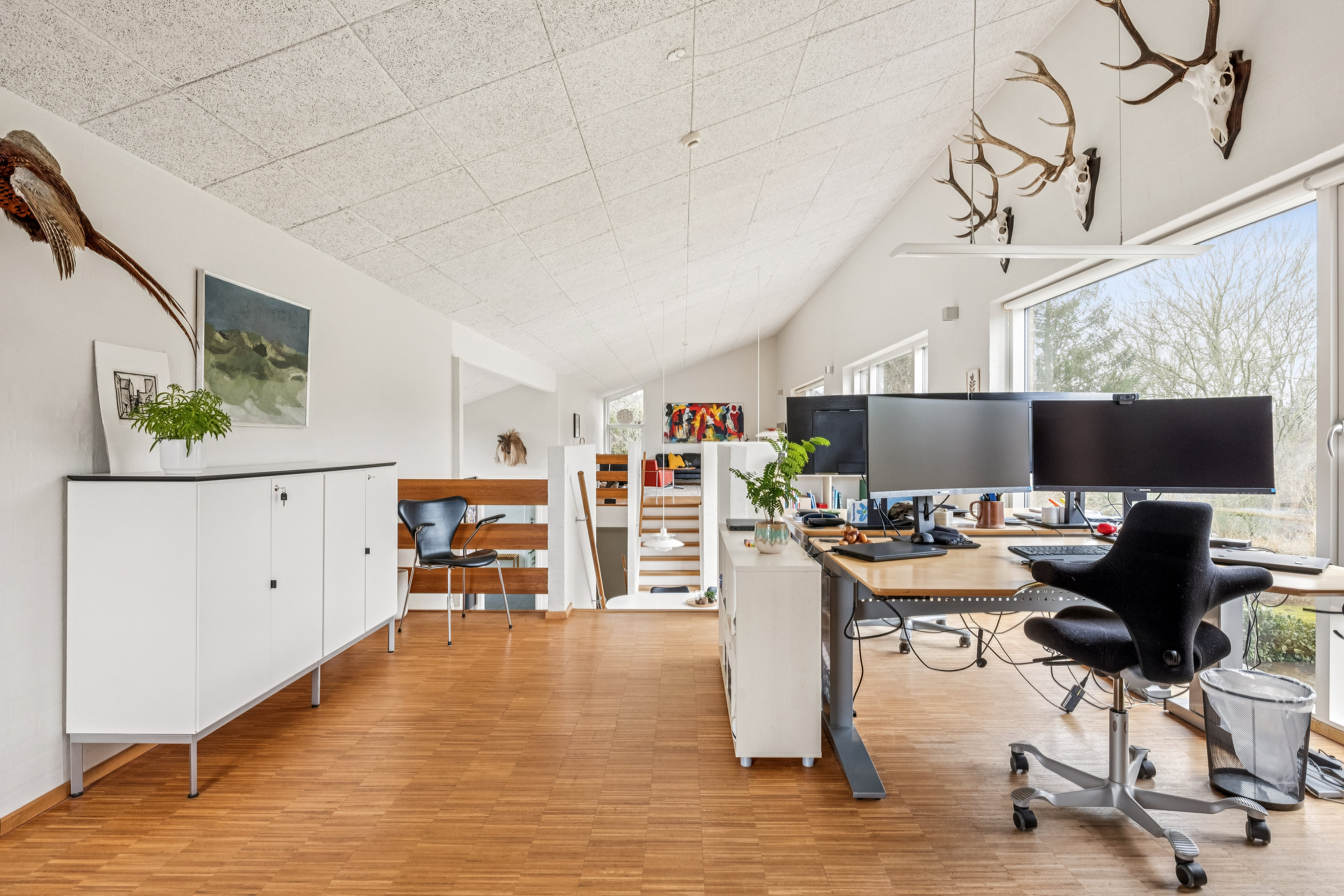 Fremhævet stue billede i fuldskærmstilstand. Billede af Vinkelvej 75, Bruunshåb, 8800 Viborg