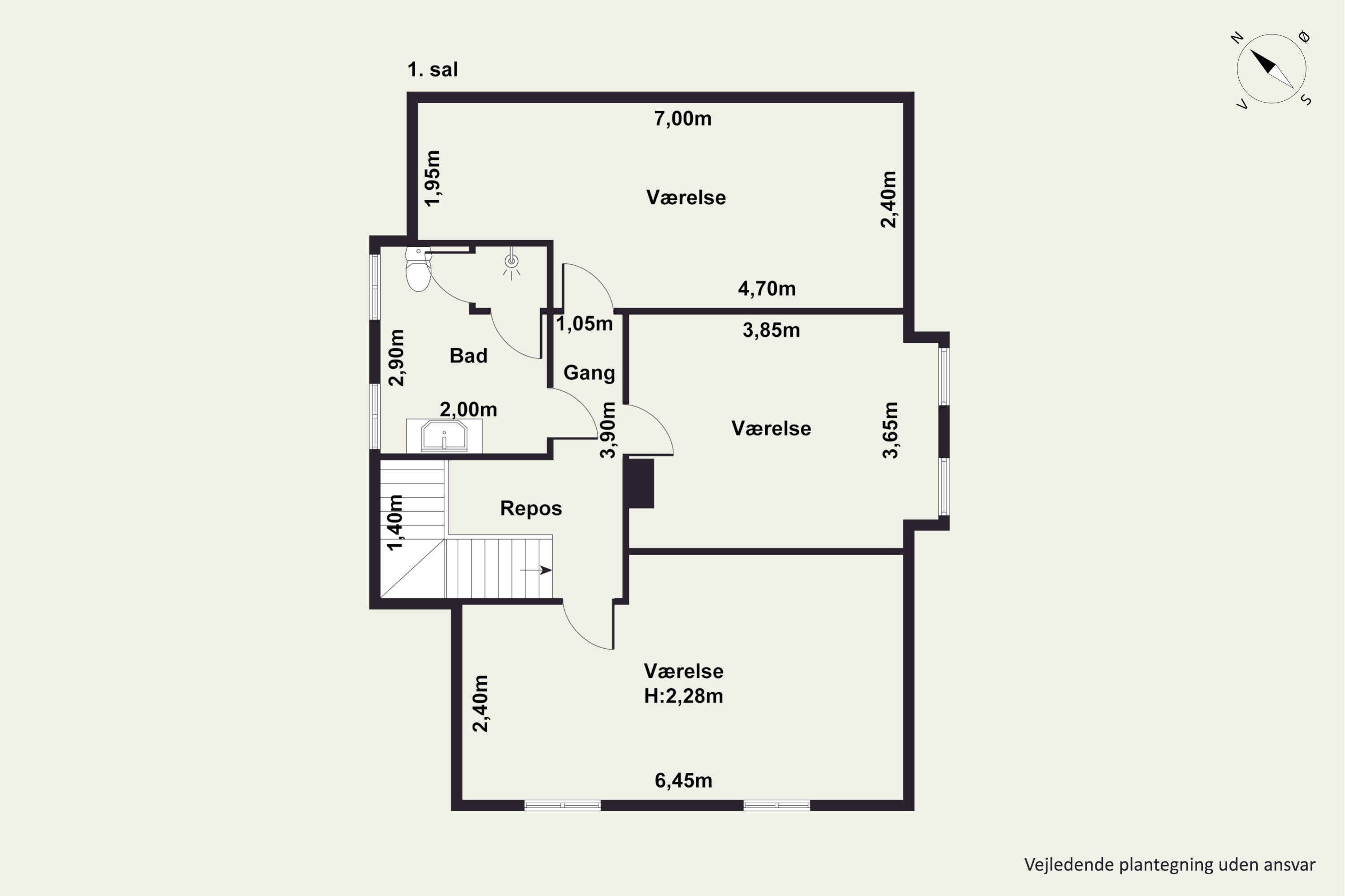 Plantegninger billede af Holmsgårdsvej 22, 8960 Randers SØ