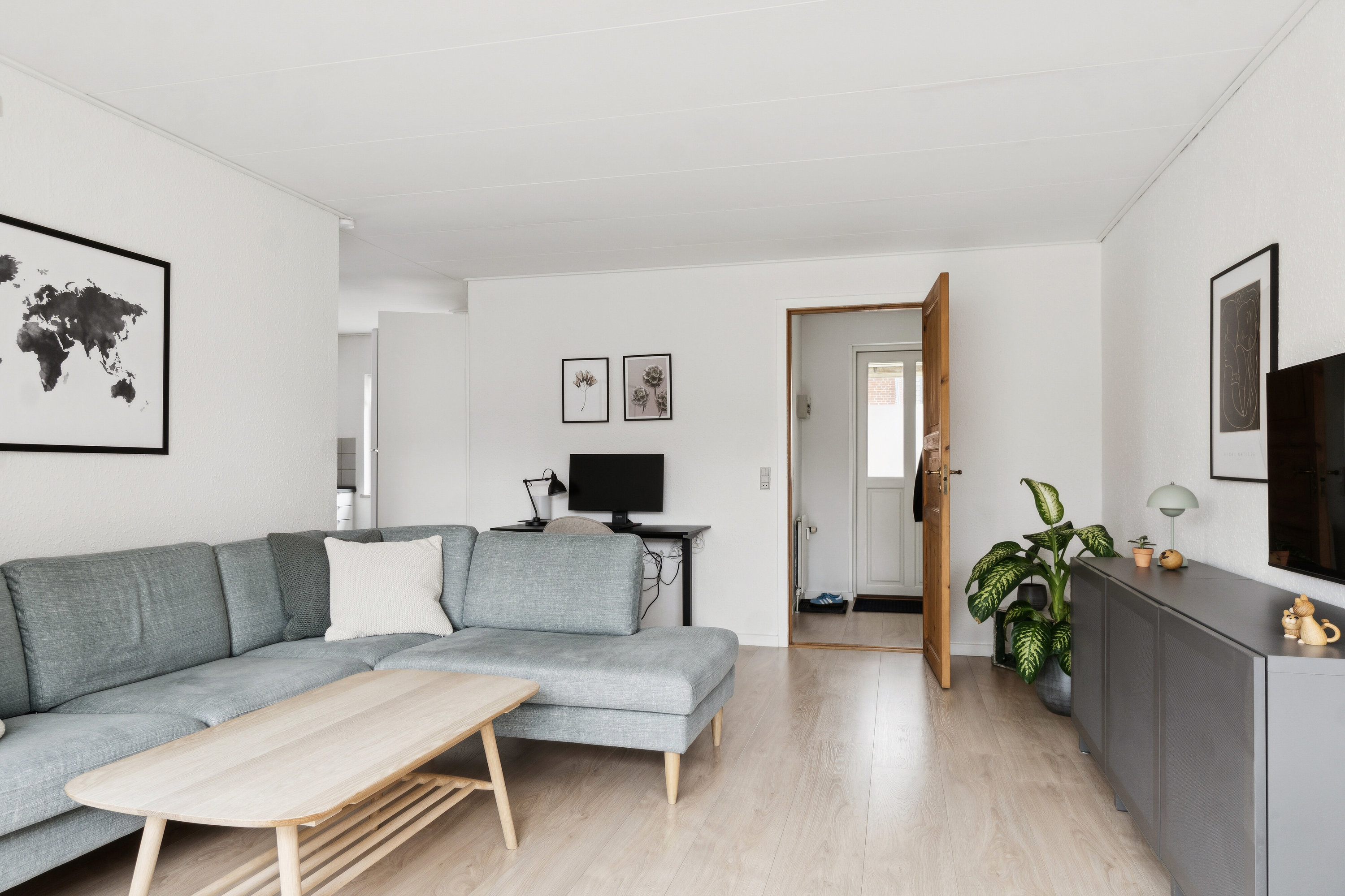 Fremhævet stue billede i fuldskærmstilstand. Billede af Sdr.Stationsvej 27E, 4200 Slagelse