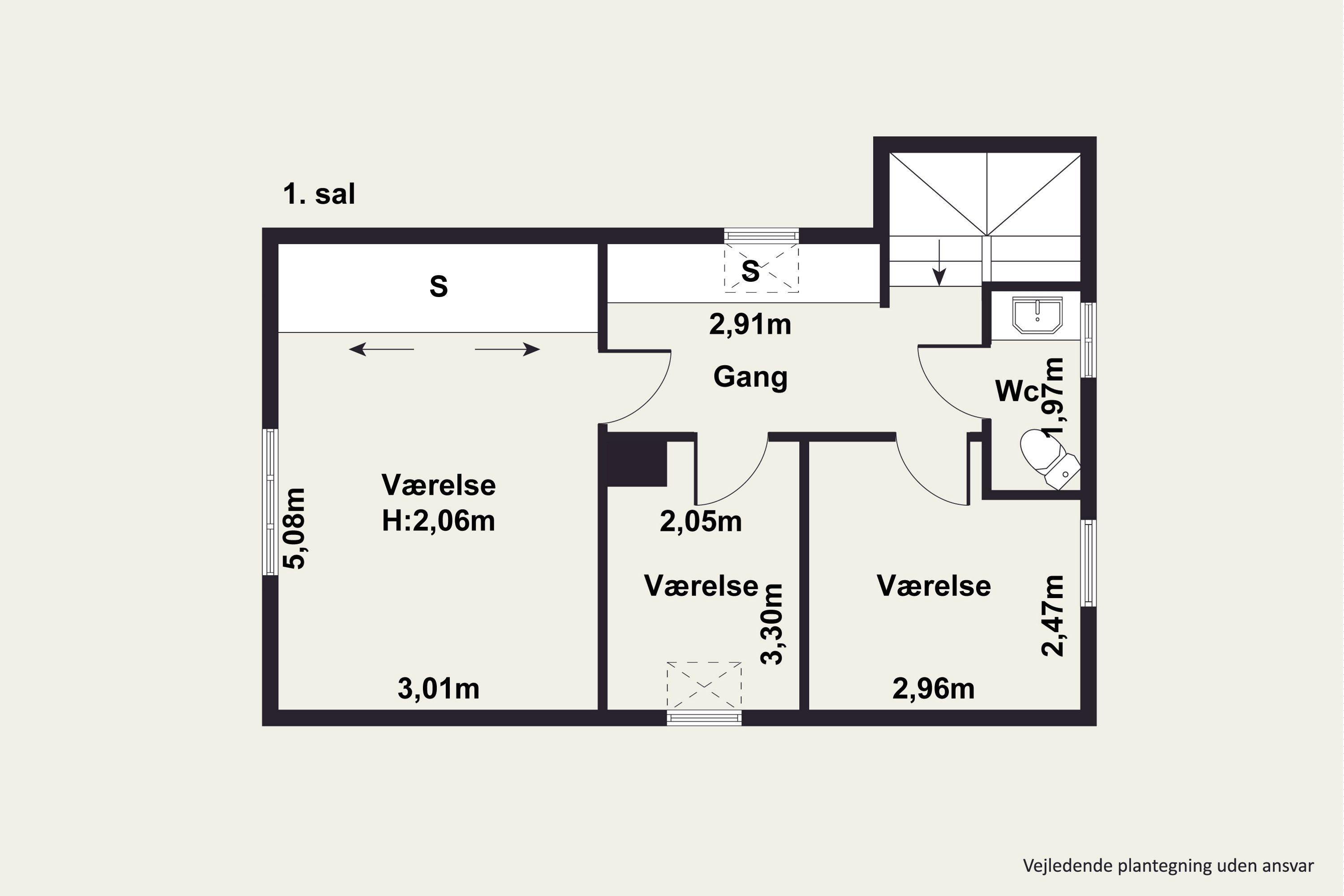 Plantegninger billede af Hovedgaden 83, 8831 Løgstrup