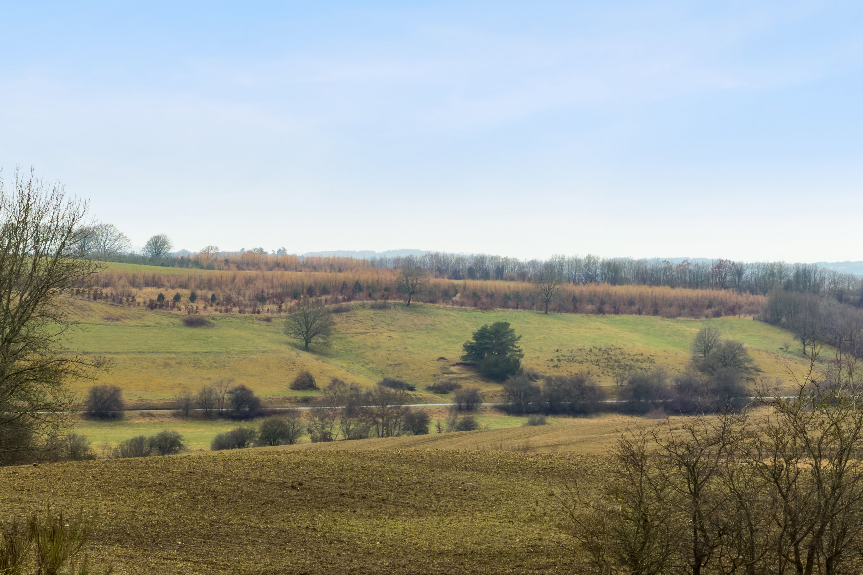 Fremhævet luftfoto billede i fuldskærmstilstand. Billede af Hovedgaden 83, 8831 Løgstrup