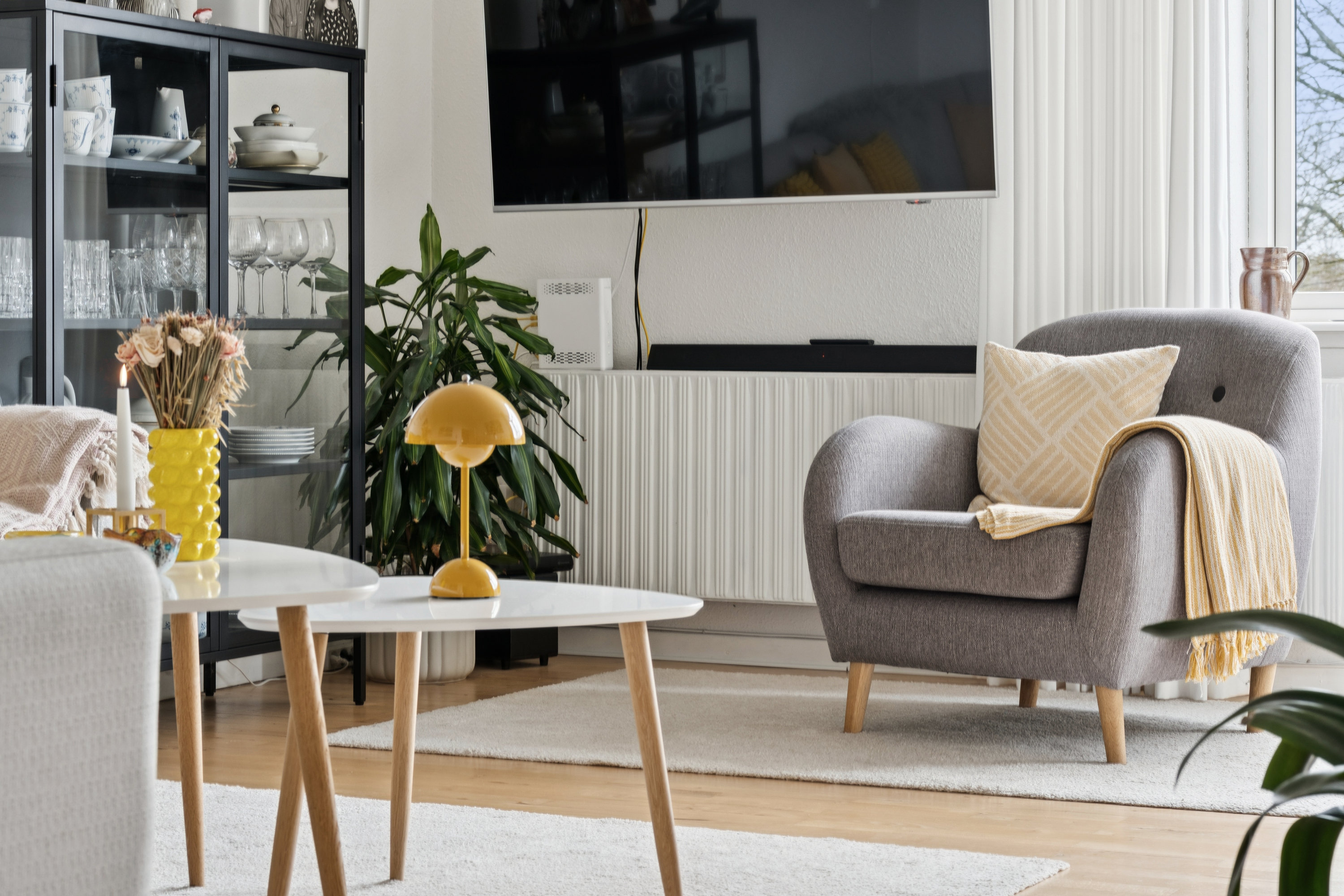 Fremhævet stue billede i fuldskærmstilstand. Billede af Rosengården 22, st.. th., 9200 Aalborg SV