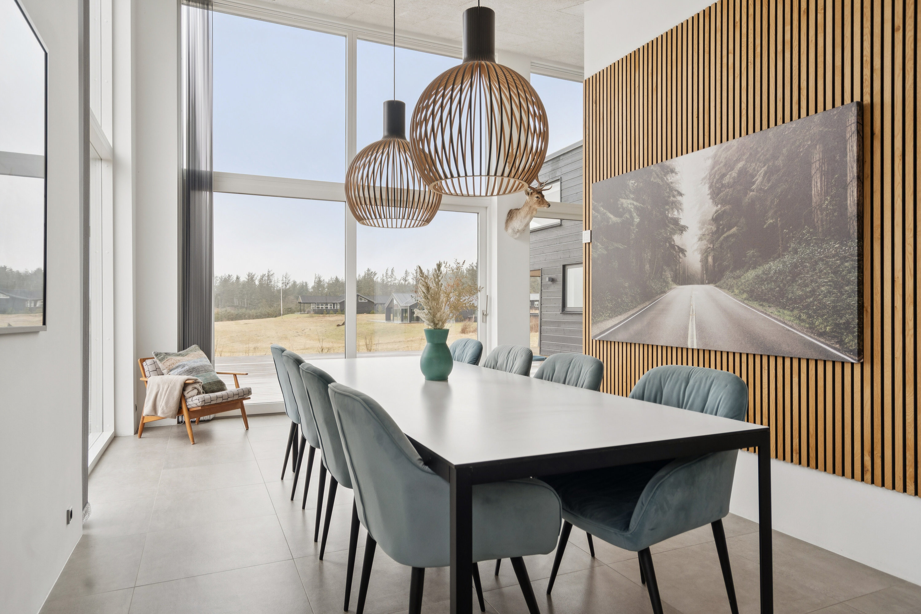 Fremhævet spisestue billede i fuldskærmstilstand. Billede af Nørre Knoldevej 28, Skal Klit, 9800 Hjørring