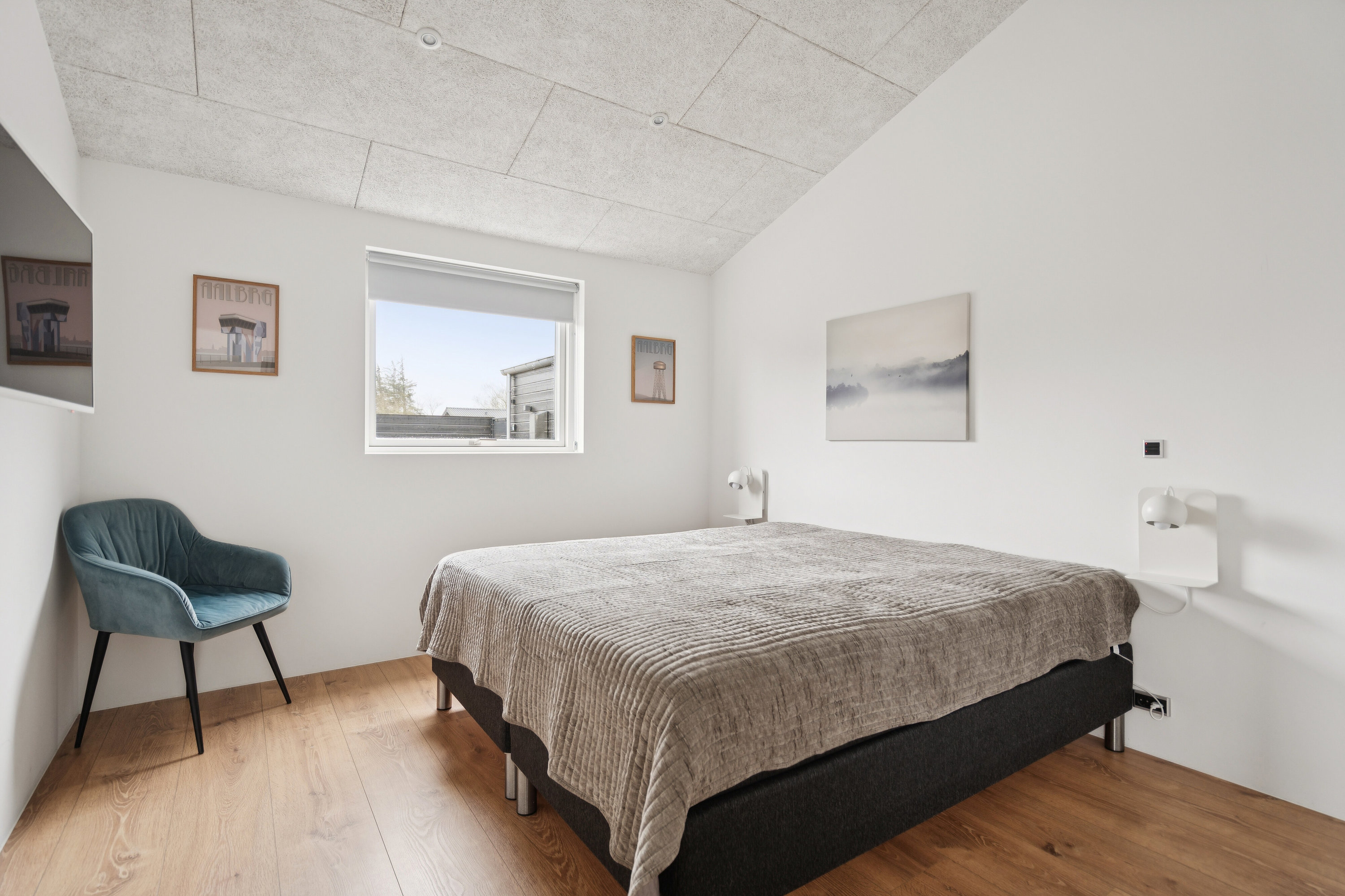 Fremhævet soveværelse billede i fuldskærmstilstand. Billede af Nørre Knoldevej 28, Skal Klit, 9800 Hjørring