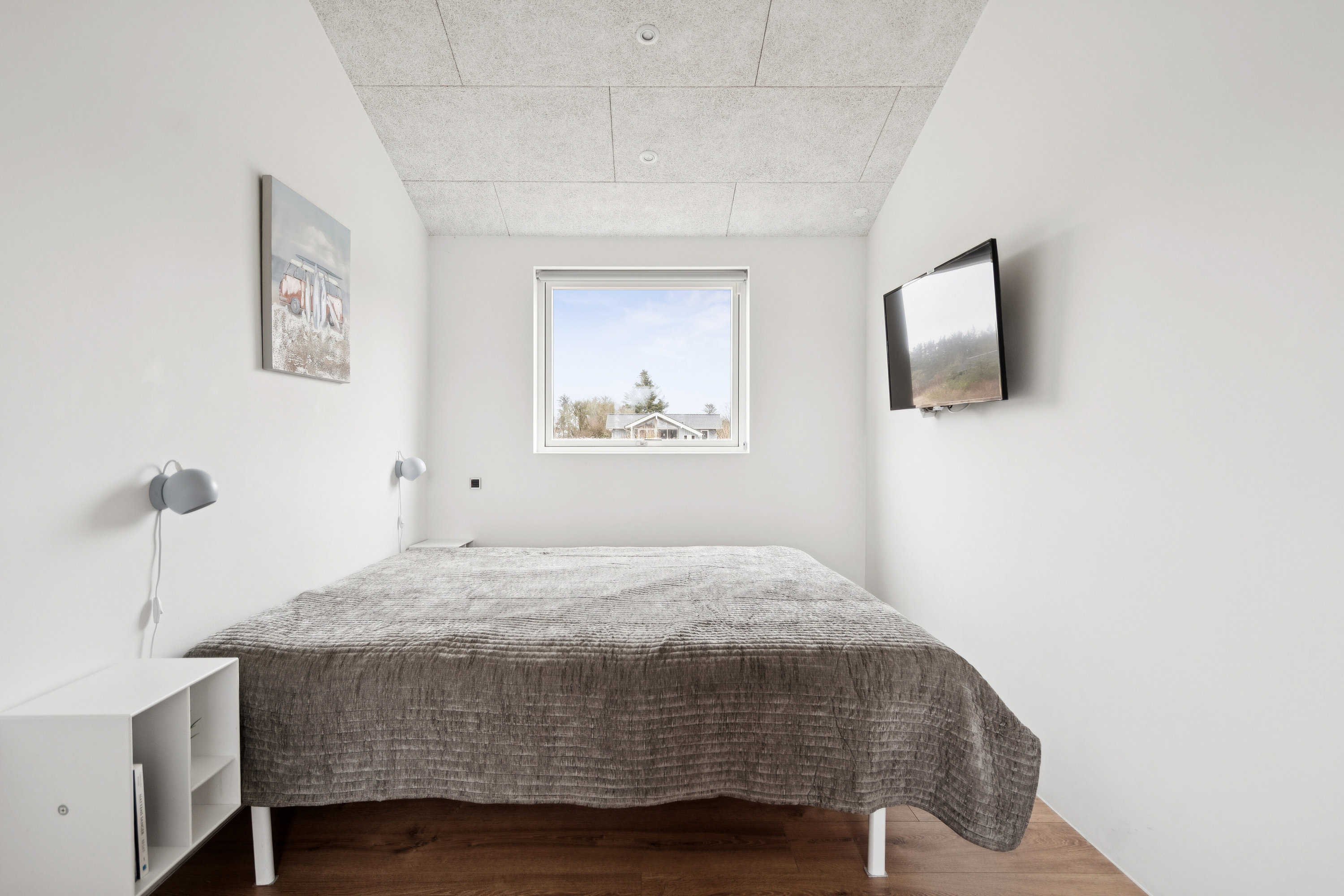 Fremhævet soveværelse billede i fuldskærmstilstand. Billede af Nørre Knoldevej 28, Skal Klit, 9800 Hjørring