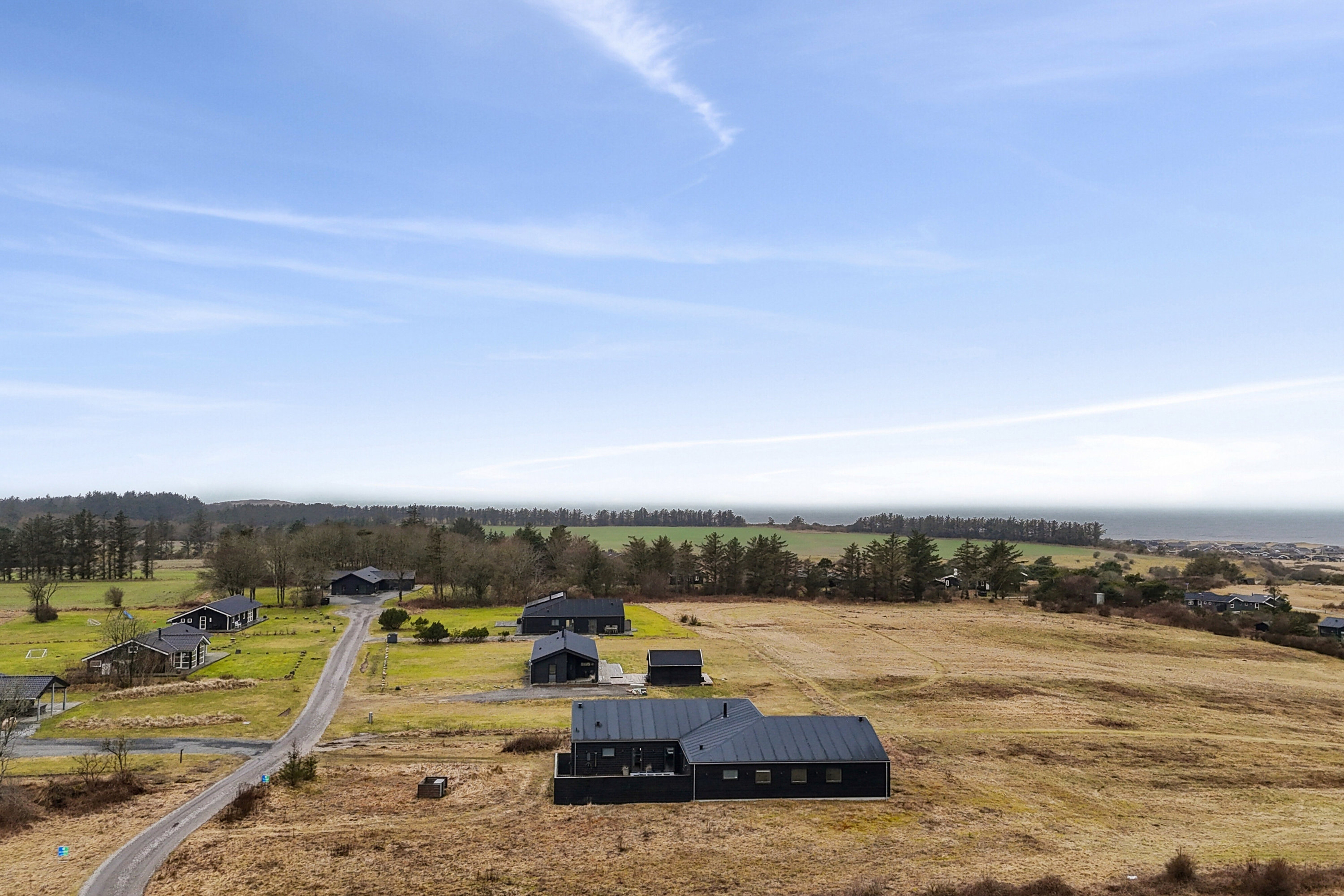 Fremhævet luftfoto billede i fuldskærmstilstand. Billede af Nørre Knoldevej 28, Skal Klit, 9800 Hjørring
