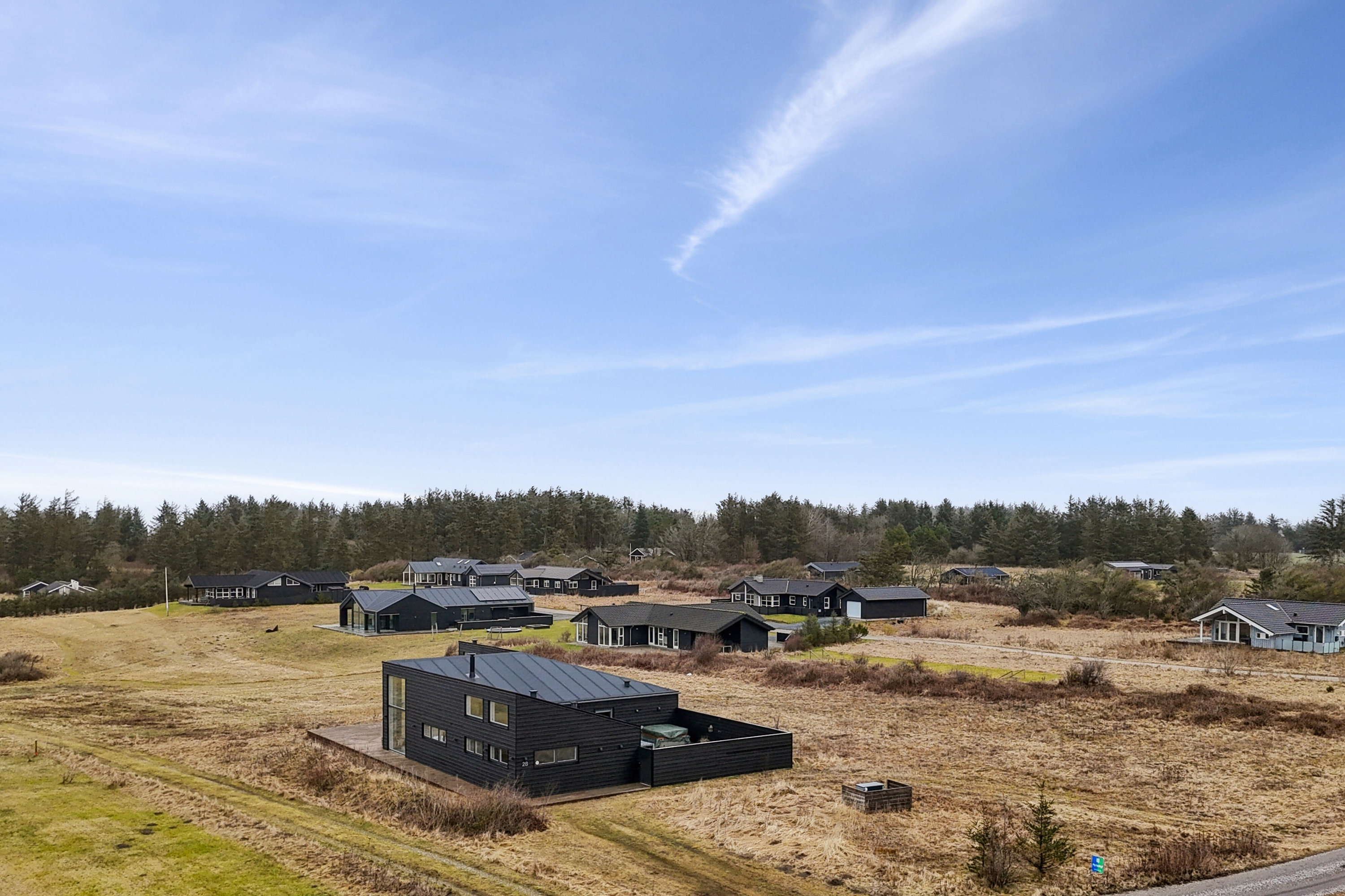 Fremhævet luftfoto billede i fuldskærmstilstand. Billede af Nørre Knoldevej 28, Skal Klit, 9800 Hjørring