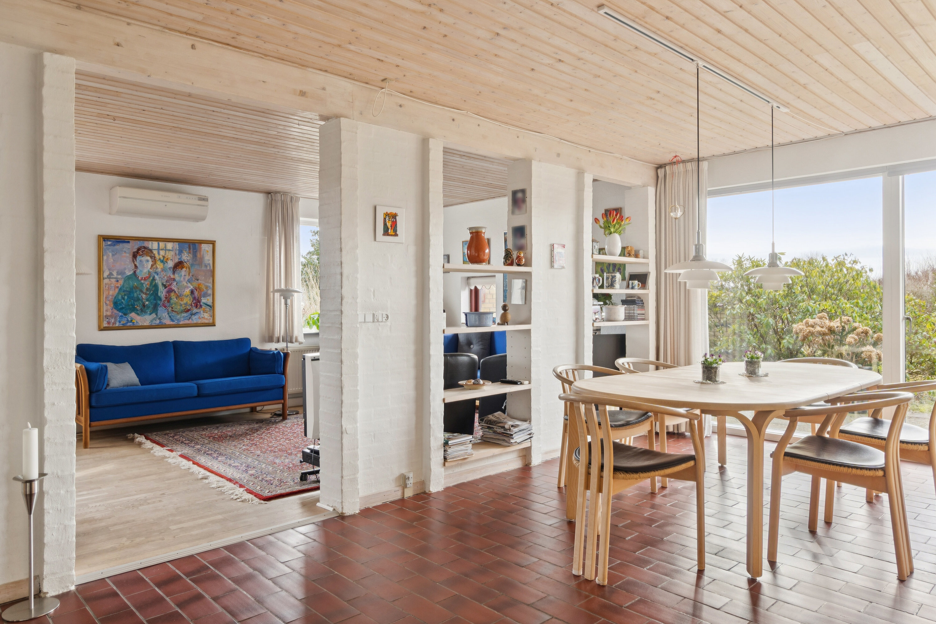 Fremhævet spisestue billede i fuldskærmstilstand. Billede af Nørrevangen 11, 4550 Asnæs