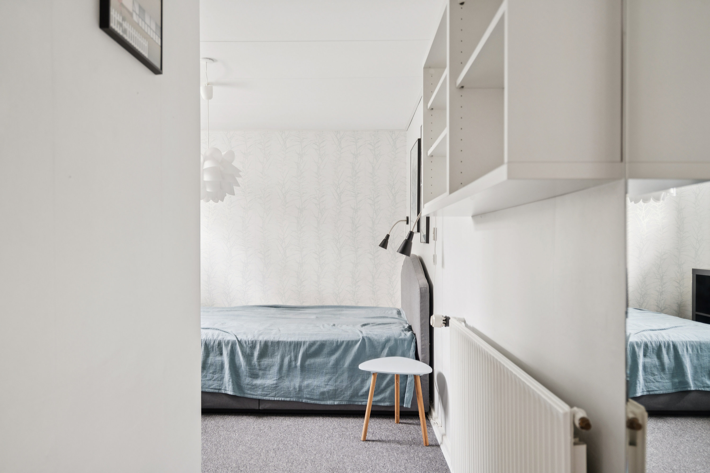 Fremhævet soveværelse billede i fuldskærmstilstand. Billede af Højvangen 40, 9800 Hjørring