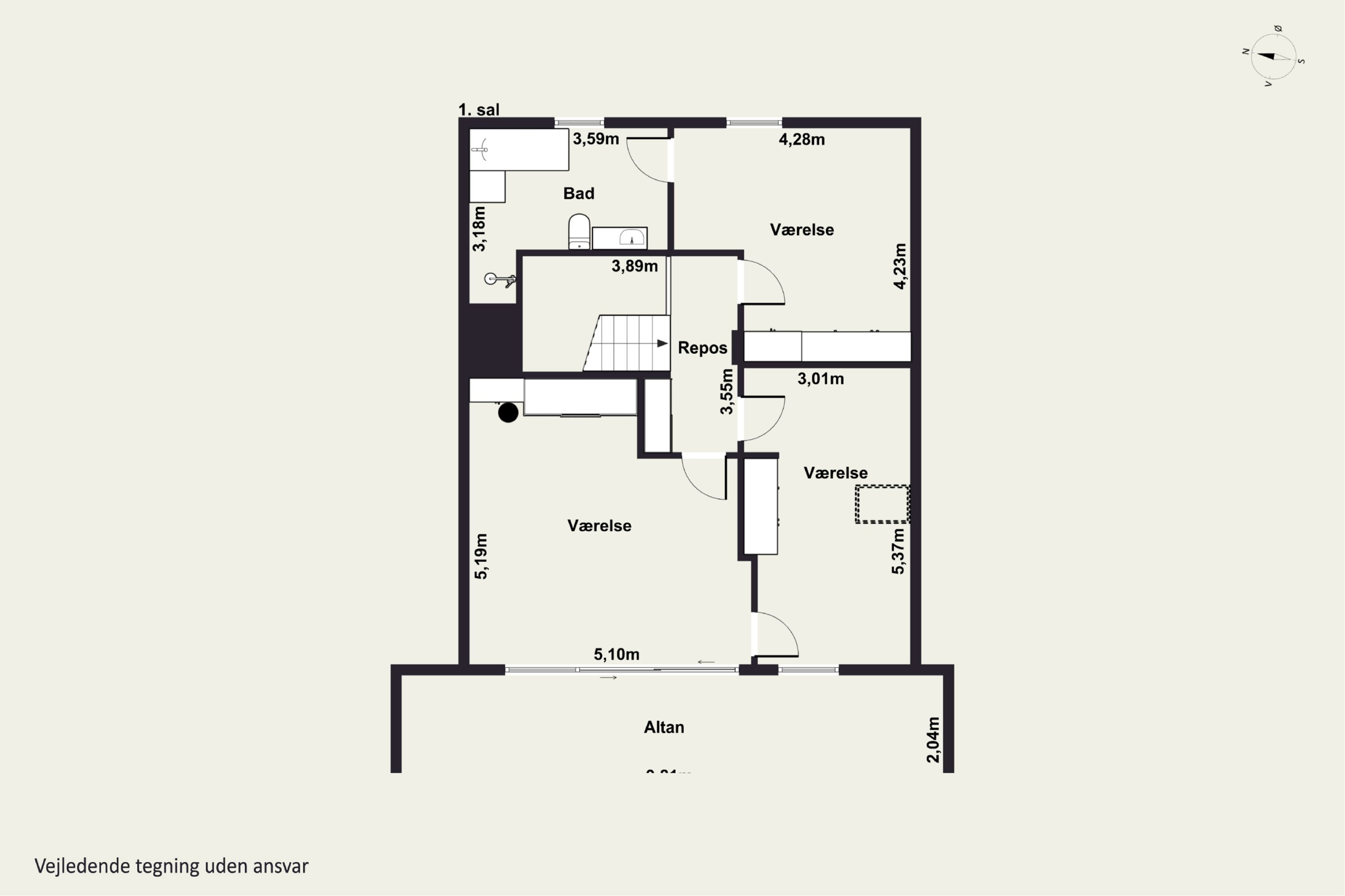 Plantegninger billede af Nørrevangen 11, 4550 Asnæs