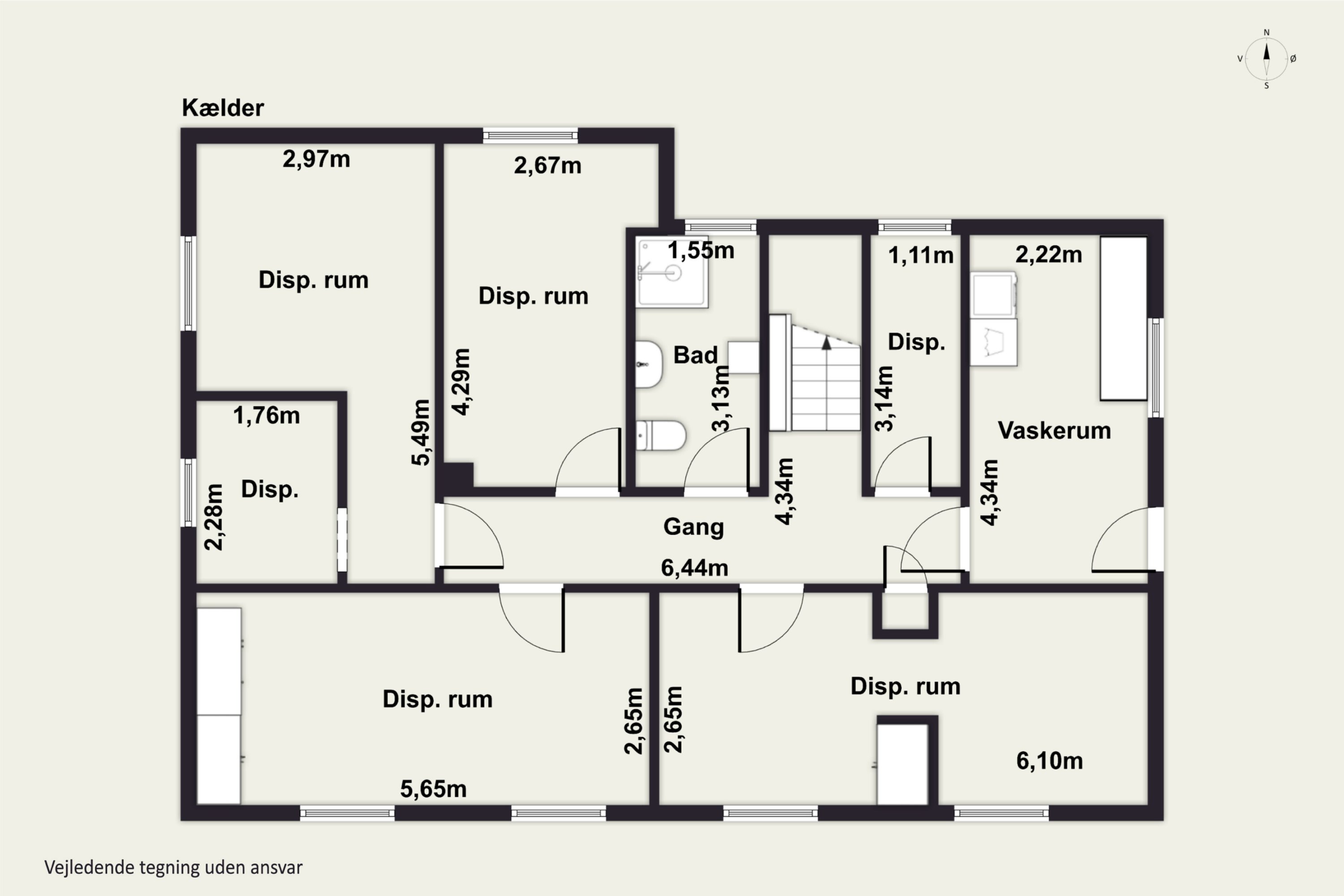 Plantegninger billede af Højvangen 40, 9800 Hjørring