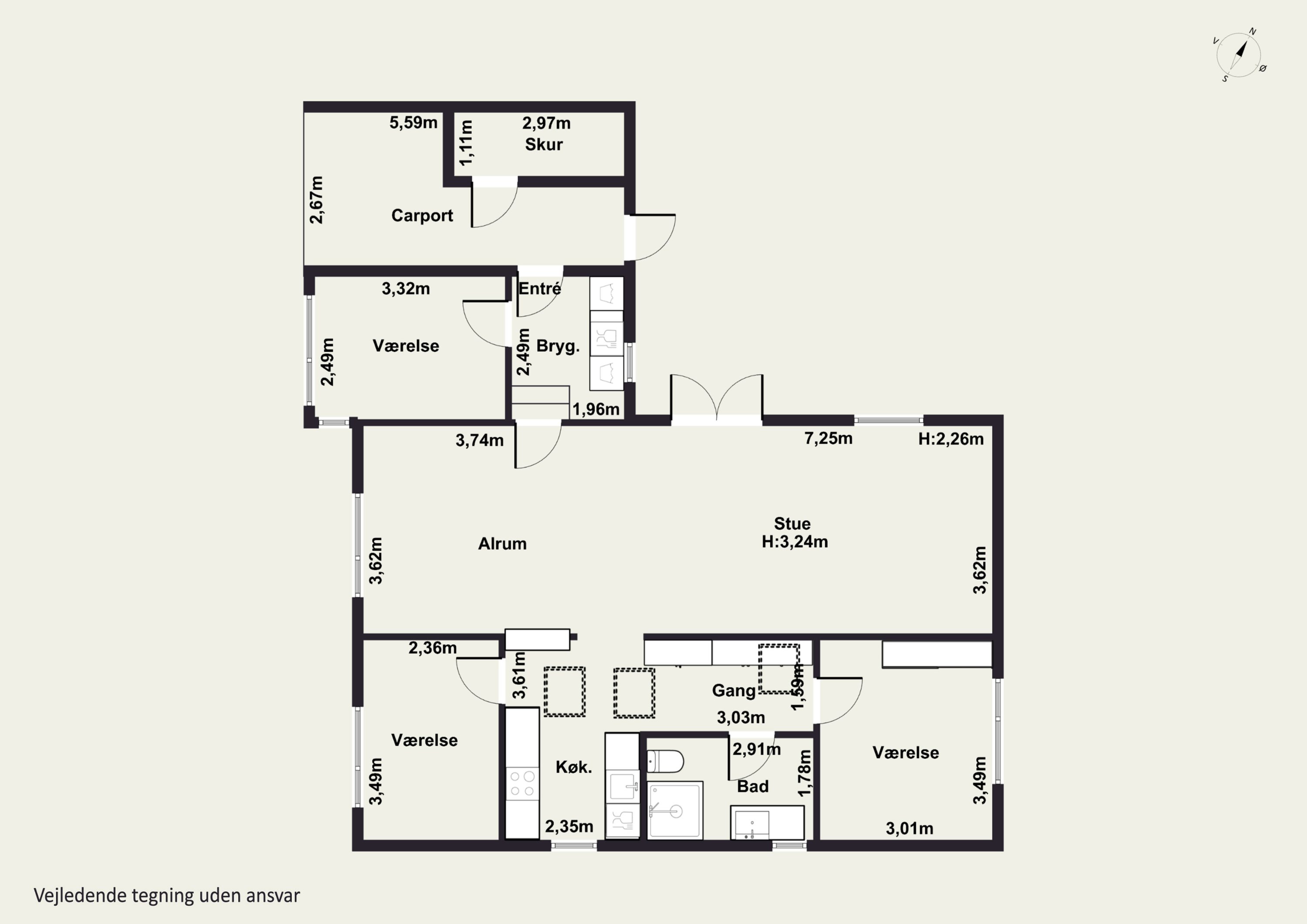 Plantegninger billede af Toften 29, 6330 Padborg