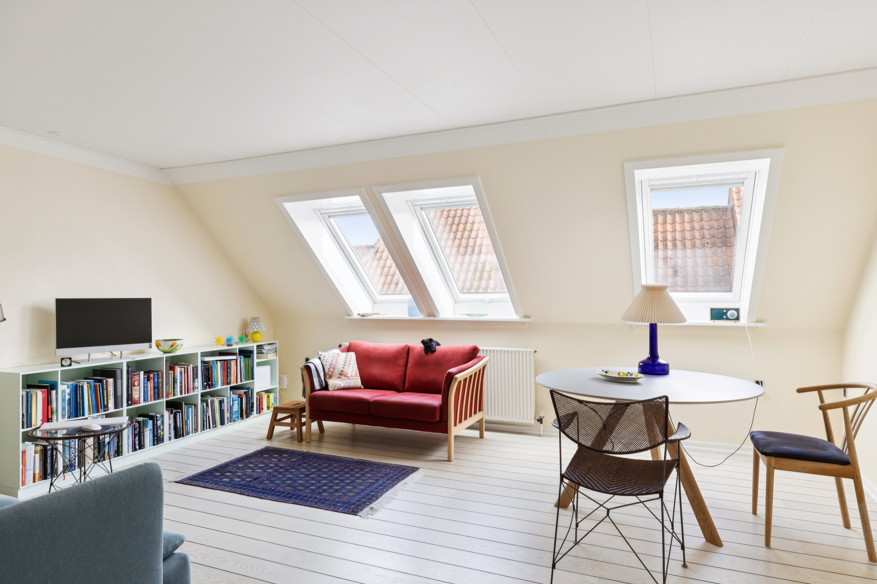 Fremhævet stue billede i fuldskærmstilstand. Billede af Hundegade 28B, 6760 Ribe