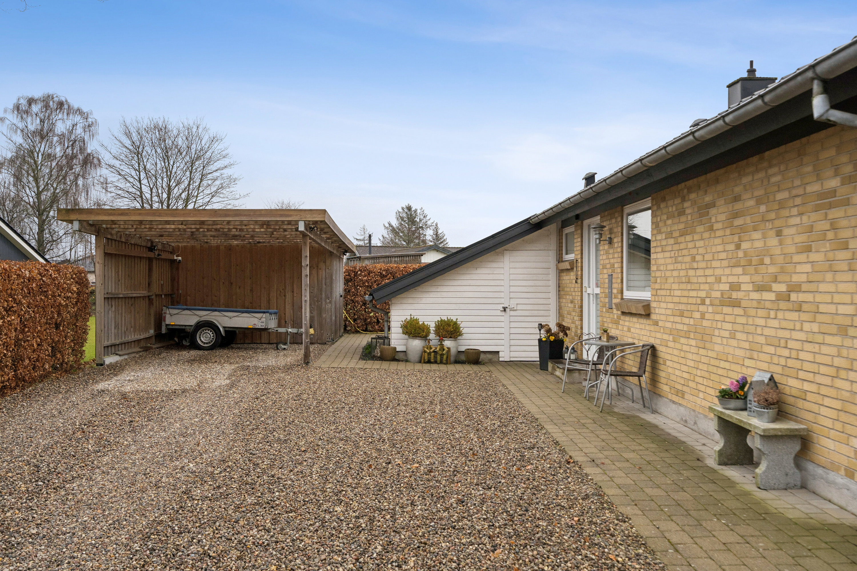 Fremhævet udendørs billede i fuldskærmstilstand. Billede af Almstrupvej 13, Uge, 6360 Tinglev