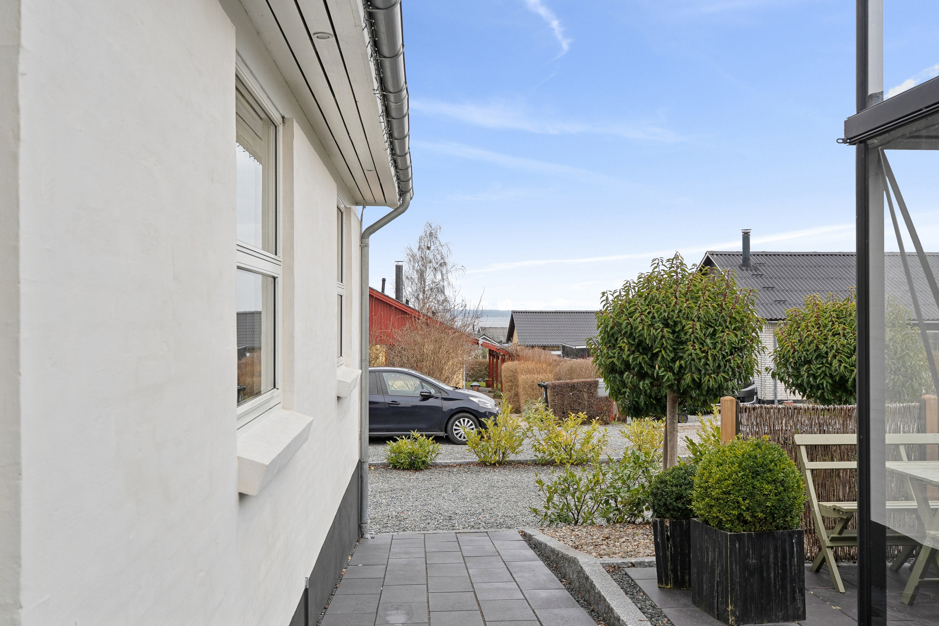 Fremhævet baghave billede i fuldskærmstilstand. Billede af Hjørnehusvej 3, 4720 Præstø