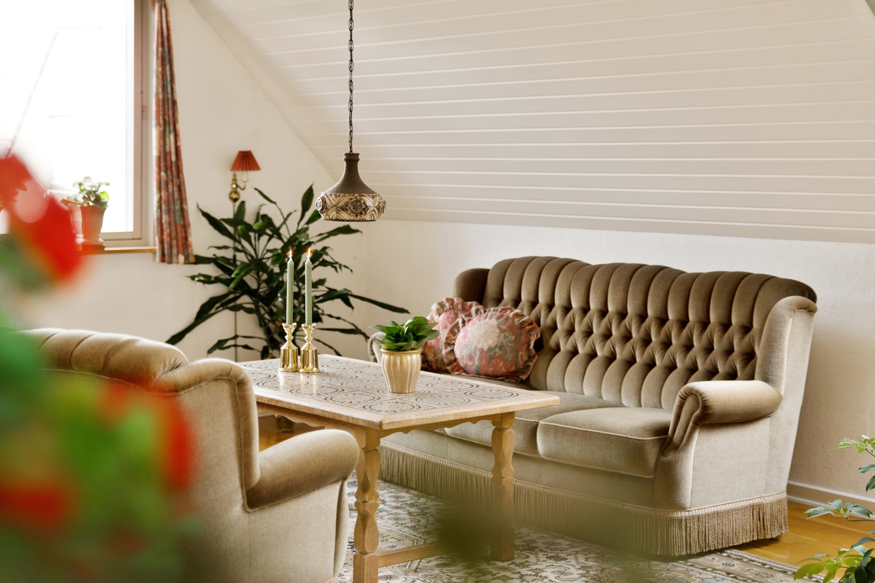 Fremhævet stue billede i fuldskærmstilstand. Billede af Østergade 12, 9870 Sindal