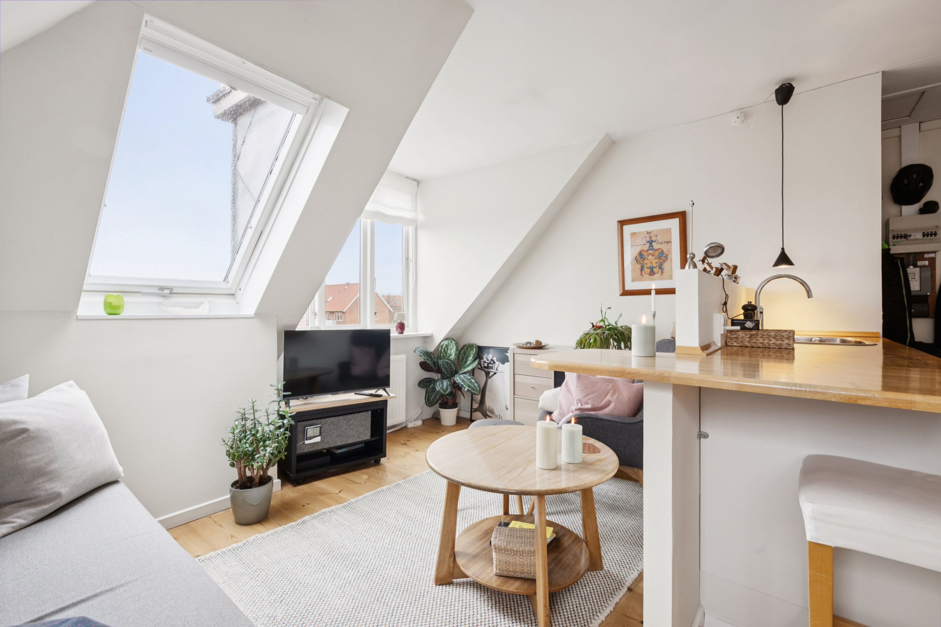 Fremhævet køkken billede i fuldskærmstilstand. Billede af Elmelundevej 22, 2. tv., 2700 Brønshøj