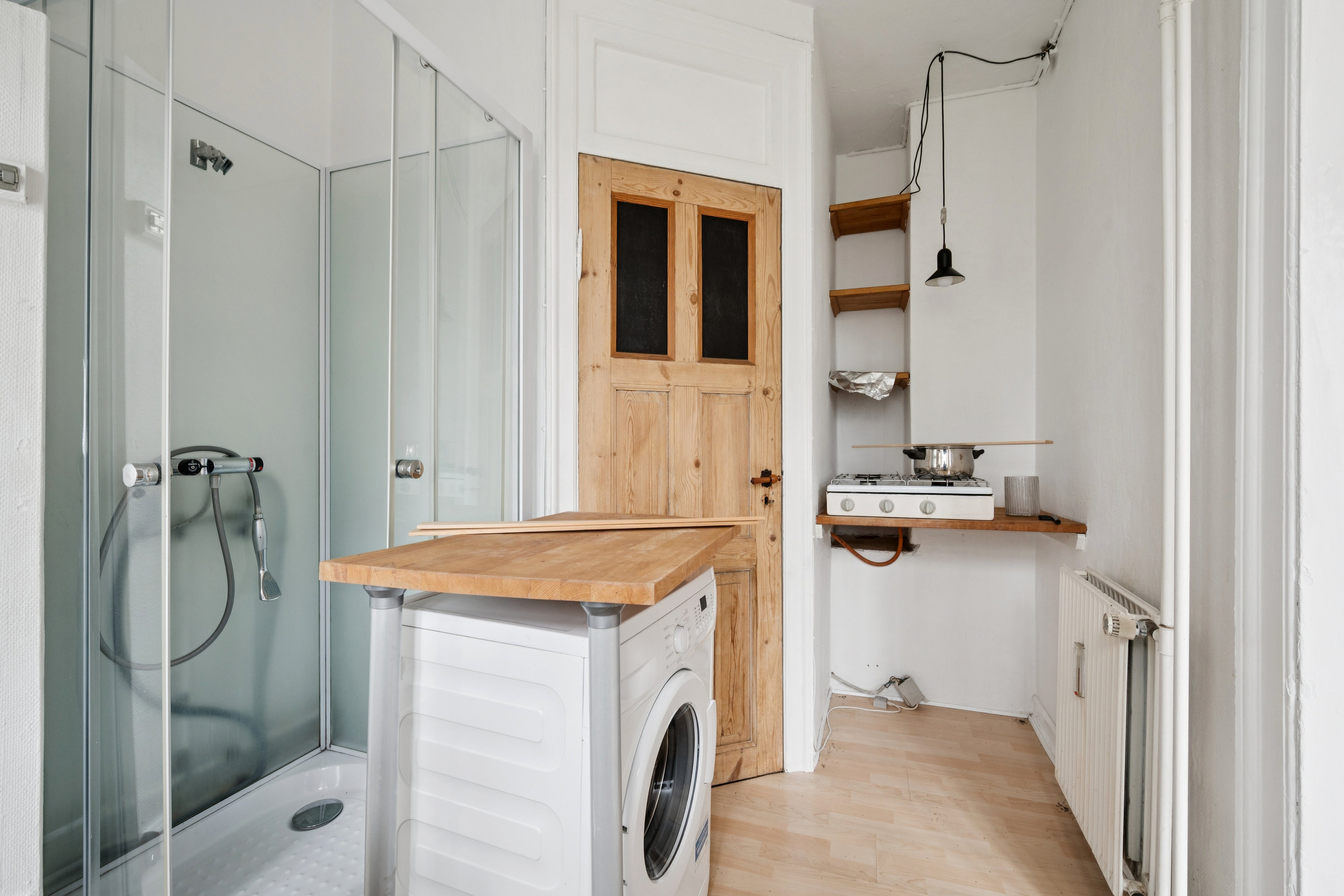 Fremhævet badeværelse billede i fuldskærmstilstand. Billede af Samsøgade 96, 8000 Aarhus C