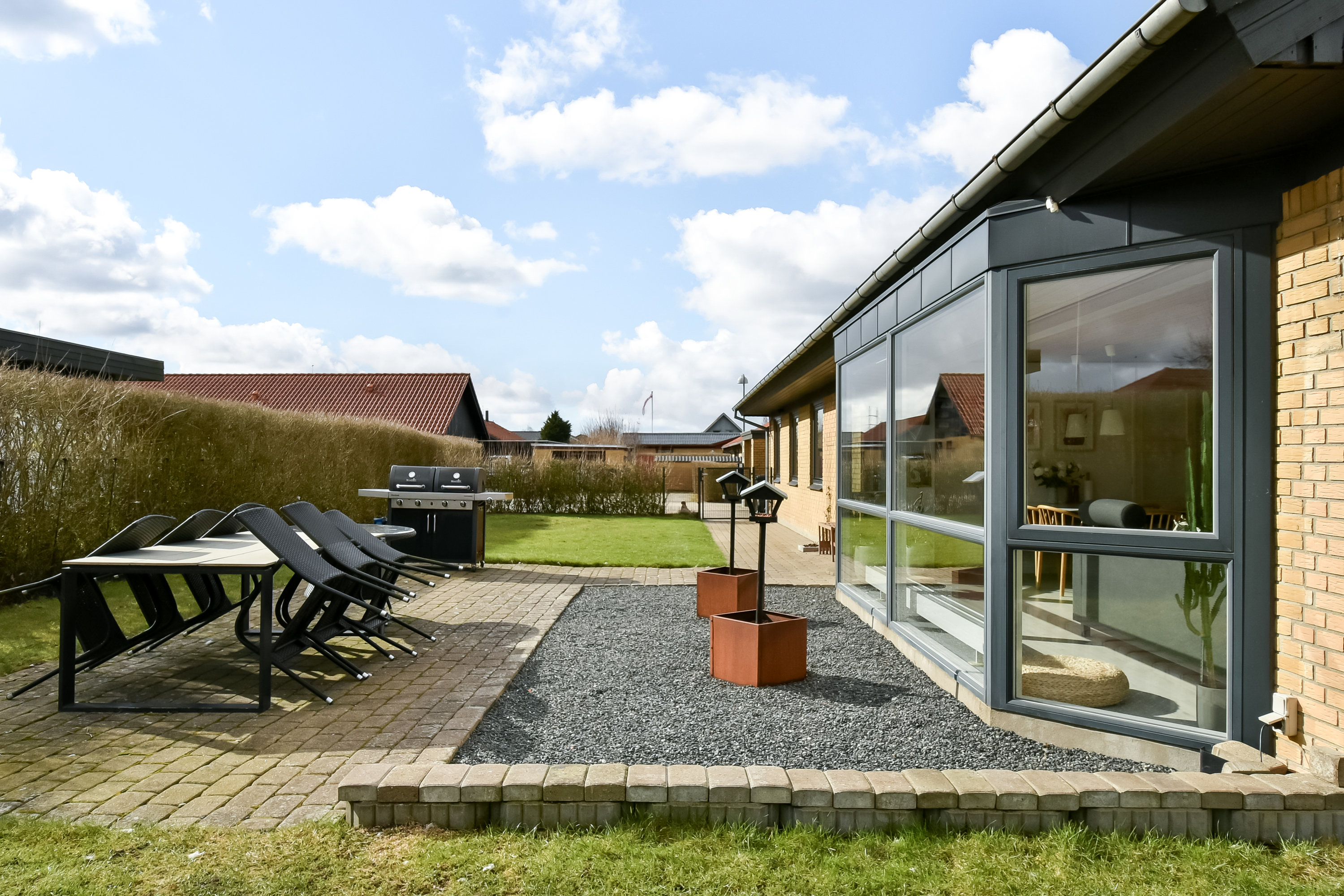 Fremhævet terrasse billede i fuldskærmstilstand. Billede af Storåvej 24, 7400 Herning