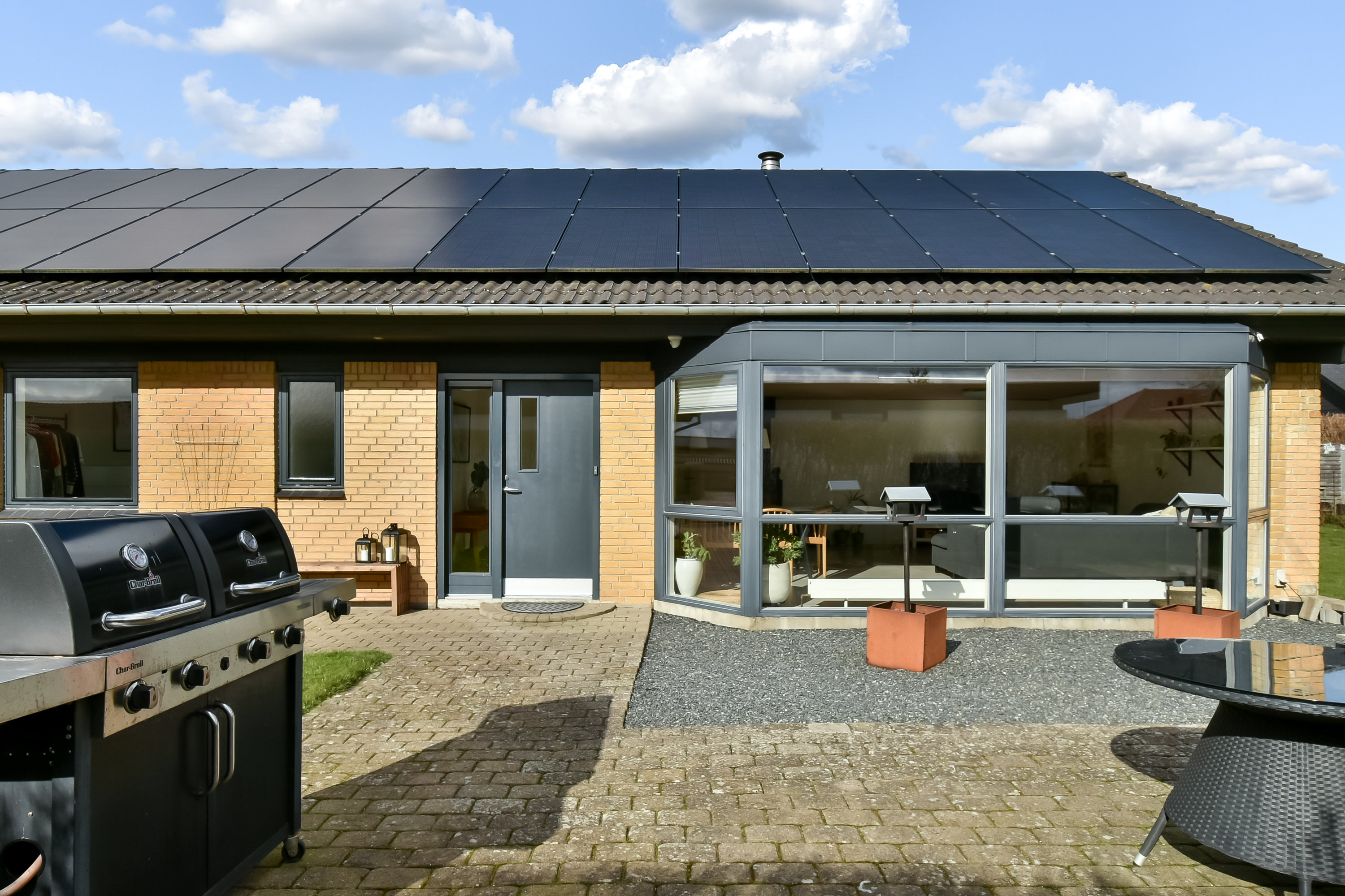 Fremhævet terrasse billede i fuldskærmstilstand. Billede af Storåvej 24, 7400 Herning