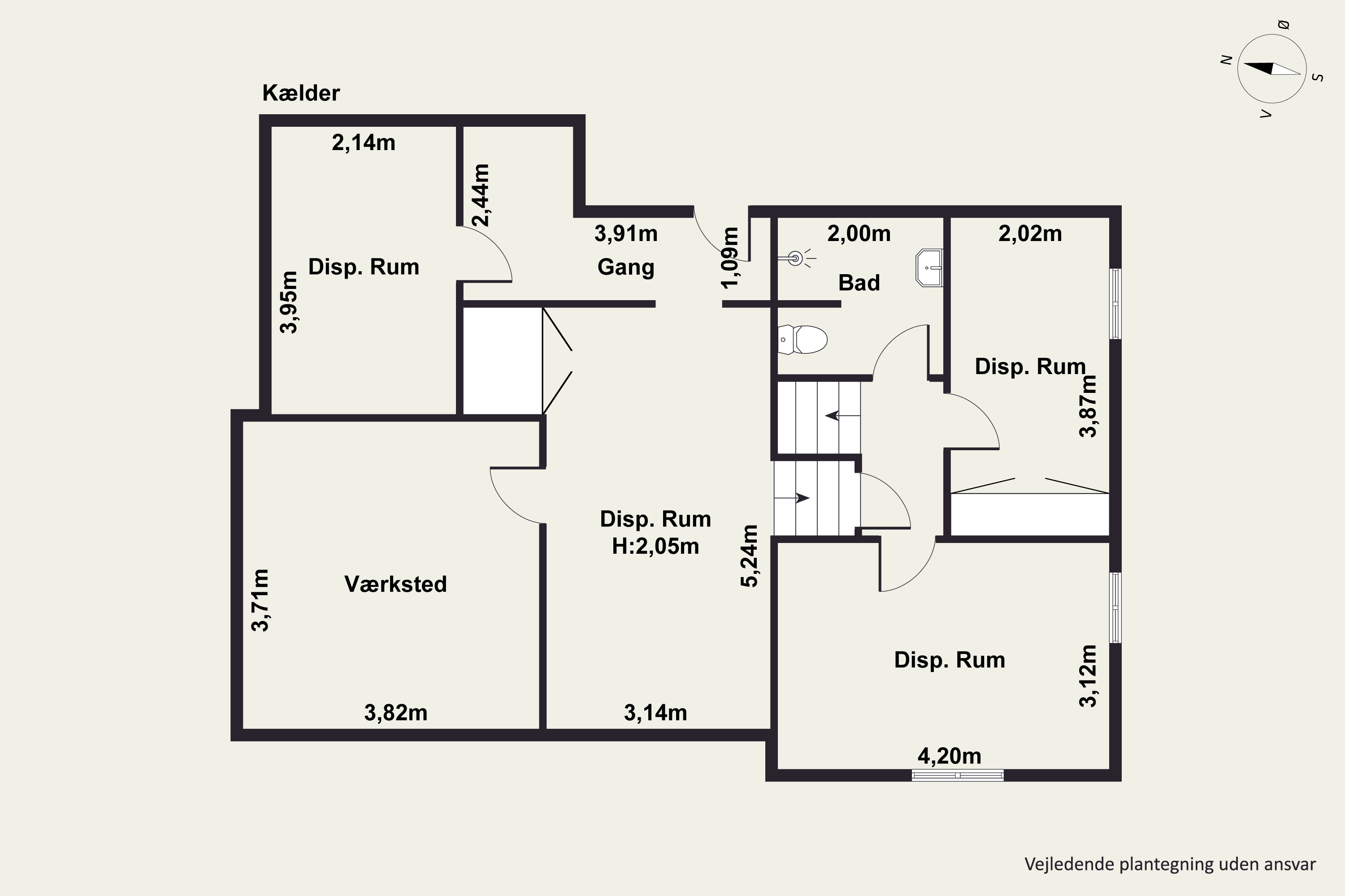 Plantegninger billede af Lindevej 32, 2630 Taastrup