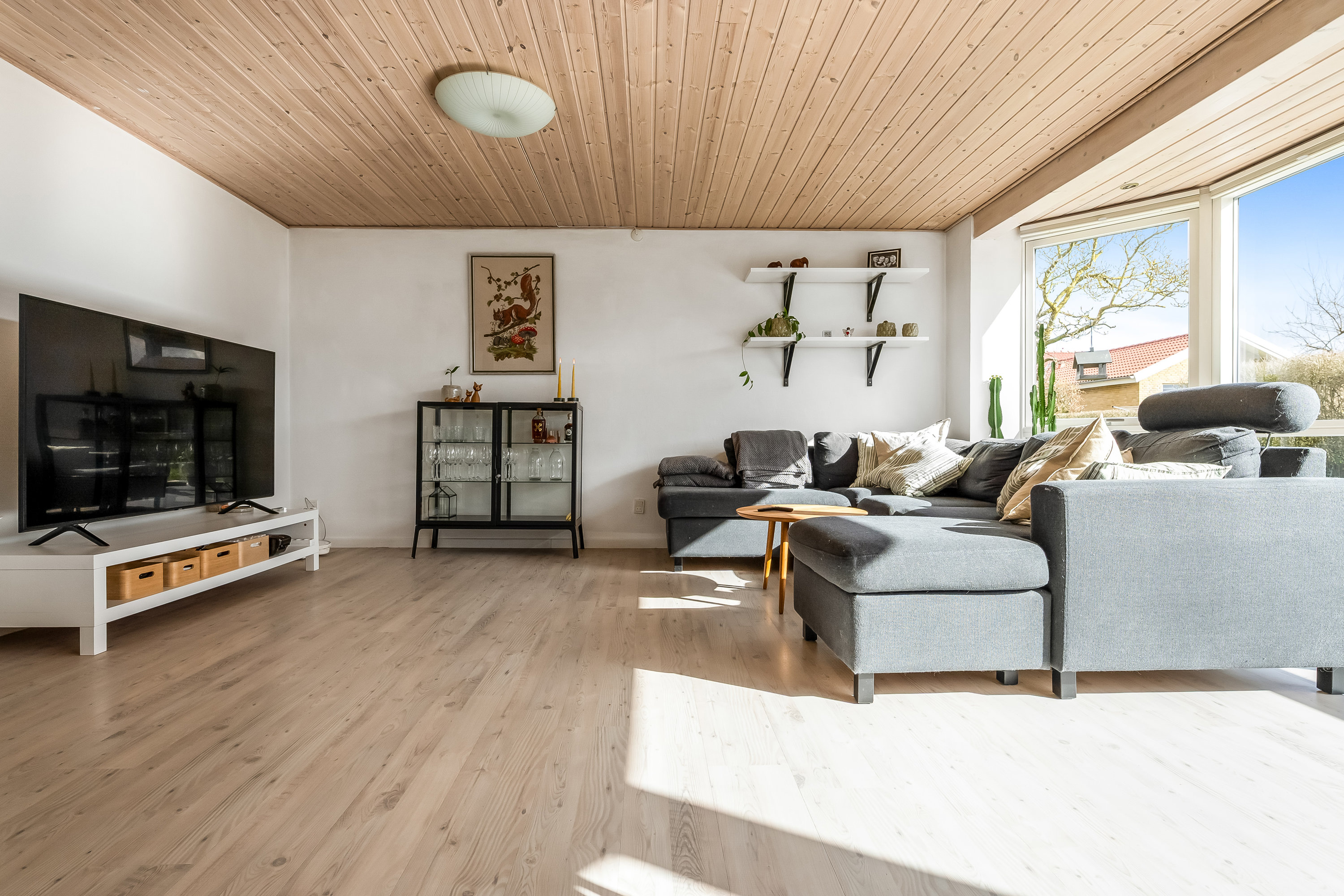 Fremhævet stue billede i fuldskærmstilstand. Billede af Storåvej 24, 7400 Herning