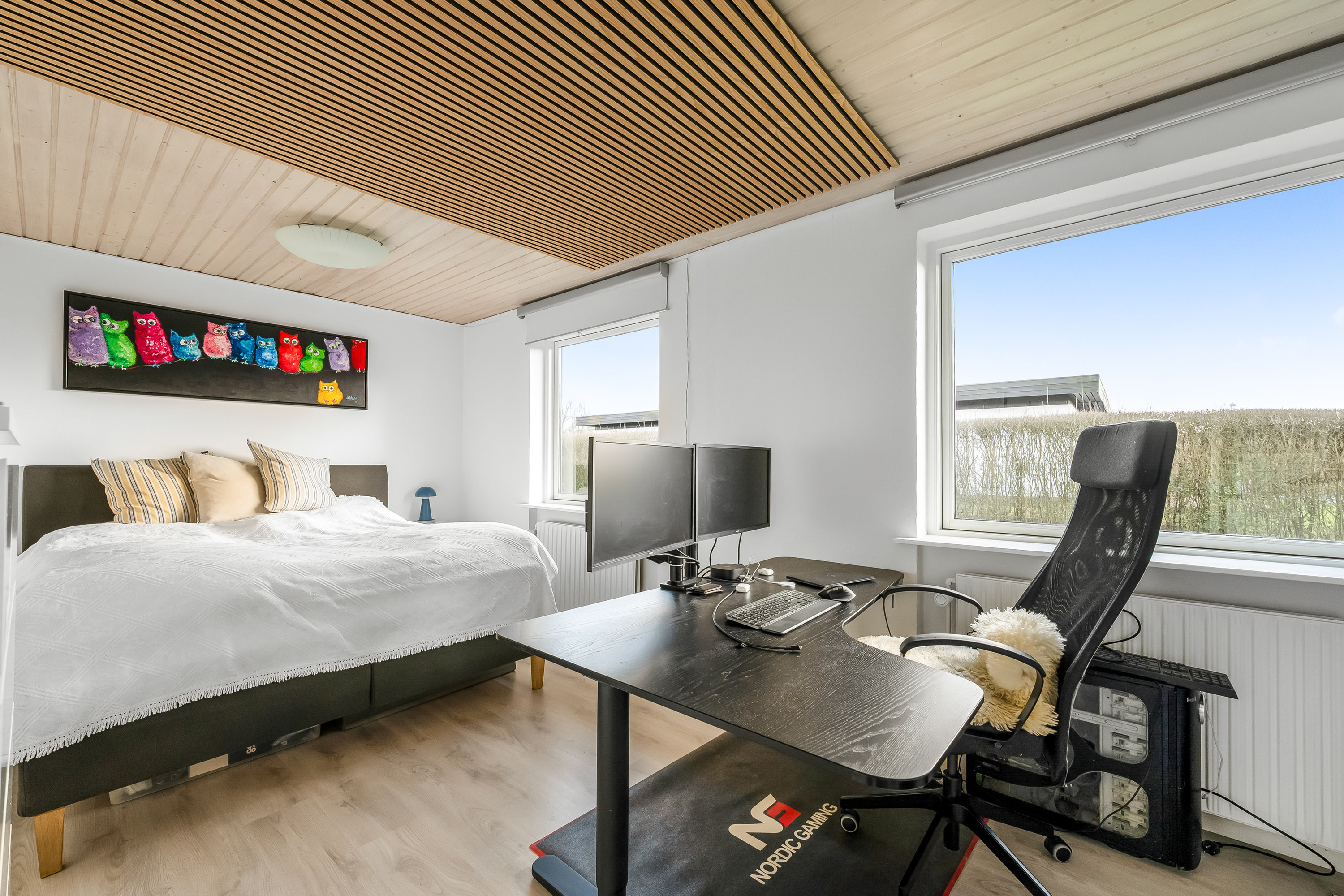 Fremhævet soveværelse billede i fuldskærmstilstand. Billede af Storåvej 24, 7400 Herning