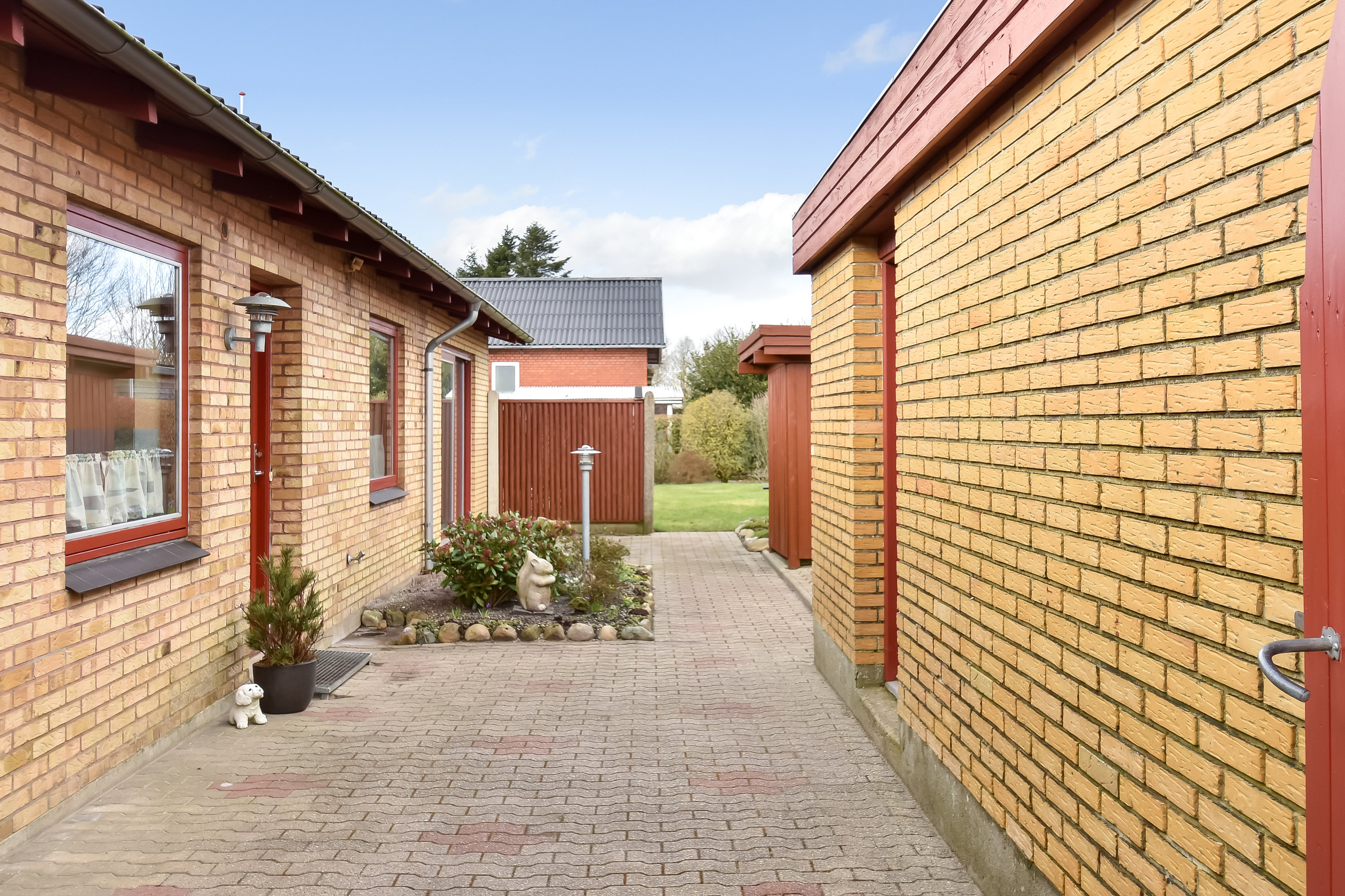 Fremhævet gårdhave billede i fuldskærmstilstand. Billede af Toftager 2, Tjørring, 7400 Herning