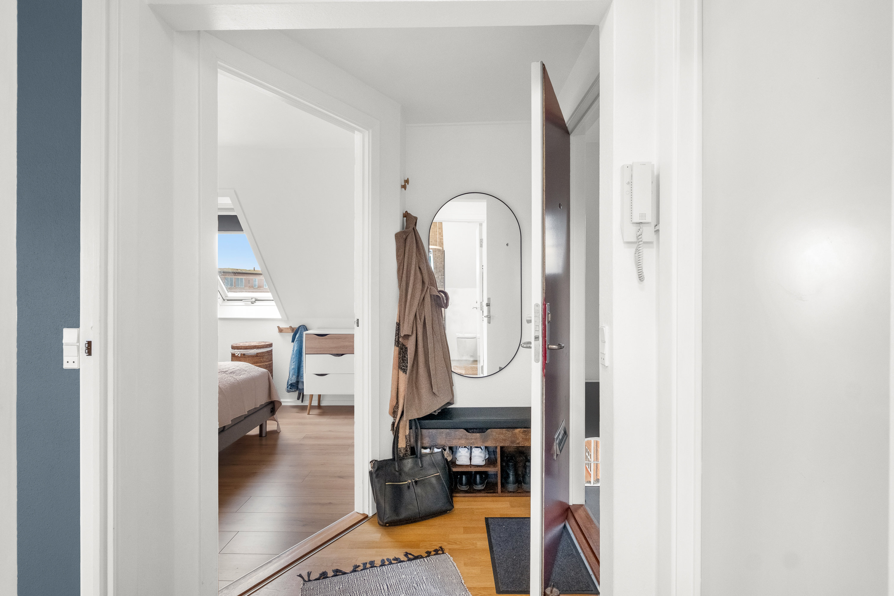 Fremhævet entré billede i fuldskærmstilstand. Billede af Ringkøbingvej 26, 5. th., 8000 Aarhus C