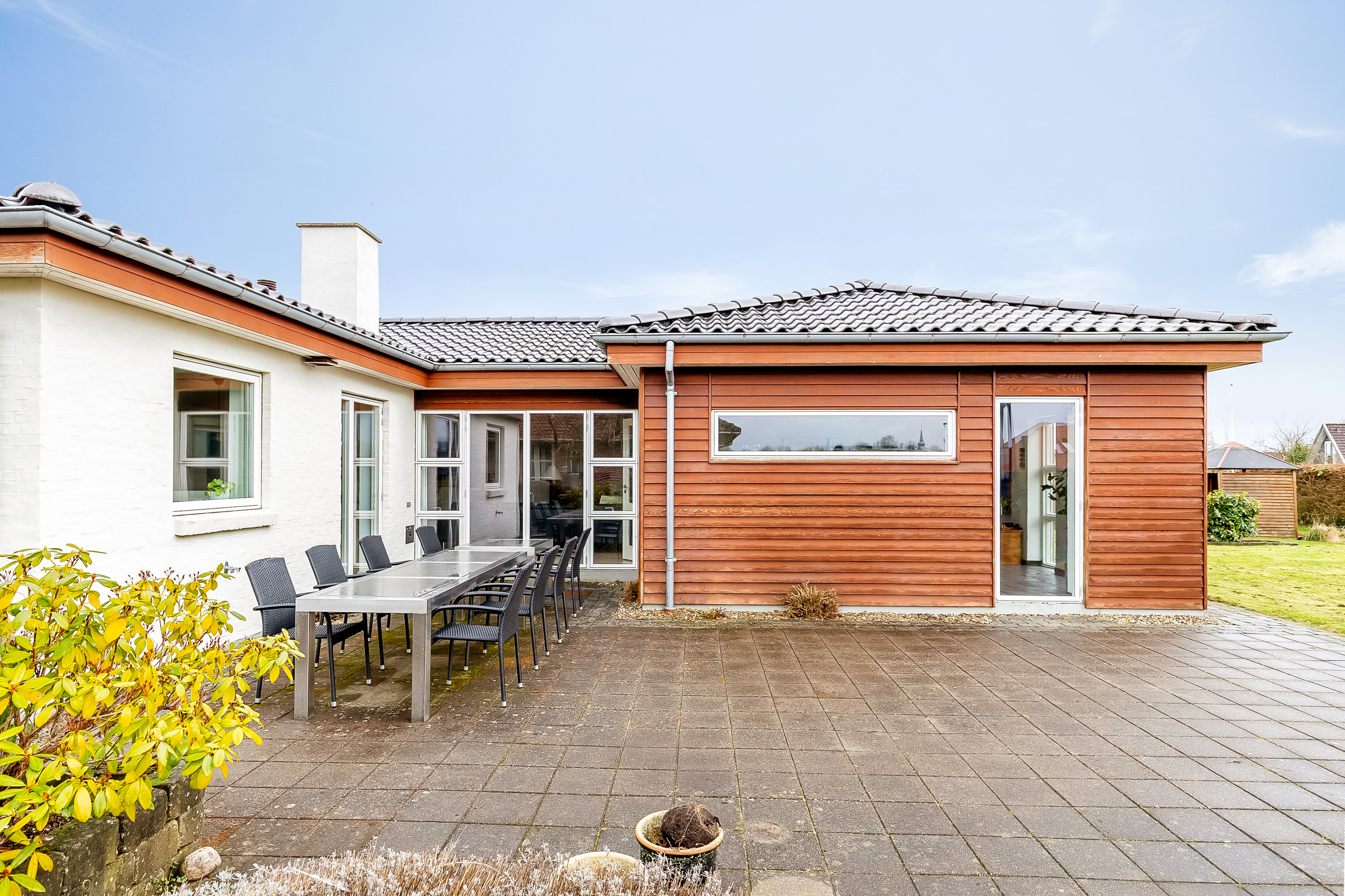 Fremhævet terrasse billede i fuldskærmstilstand. Billede af Anton Berntsen Vej 19, Bredsten, 7182 Bredsten