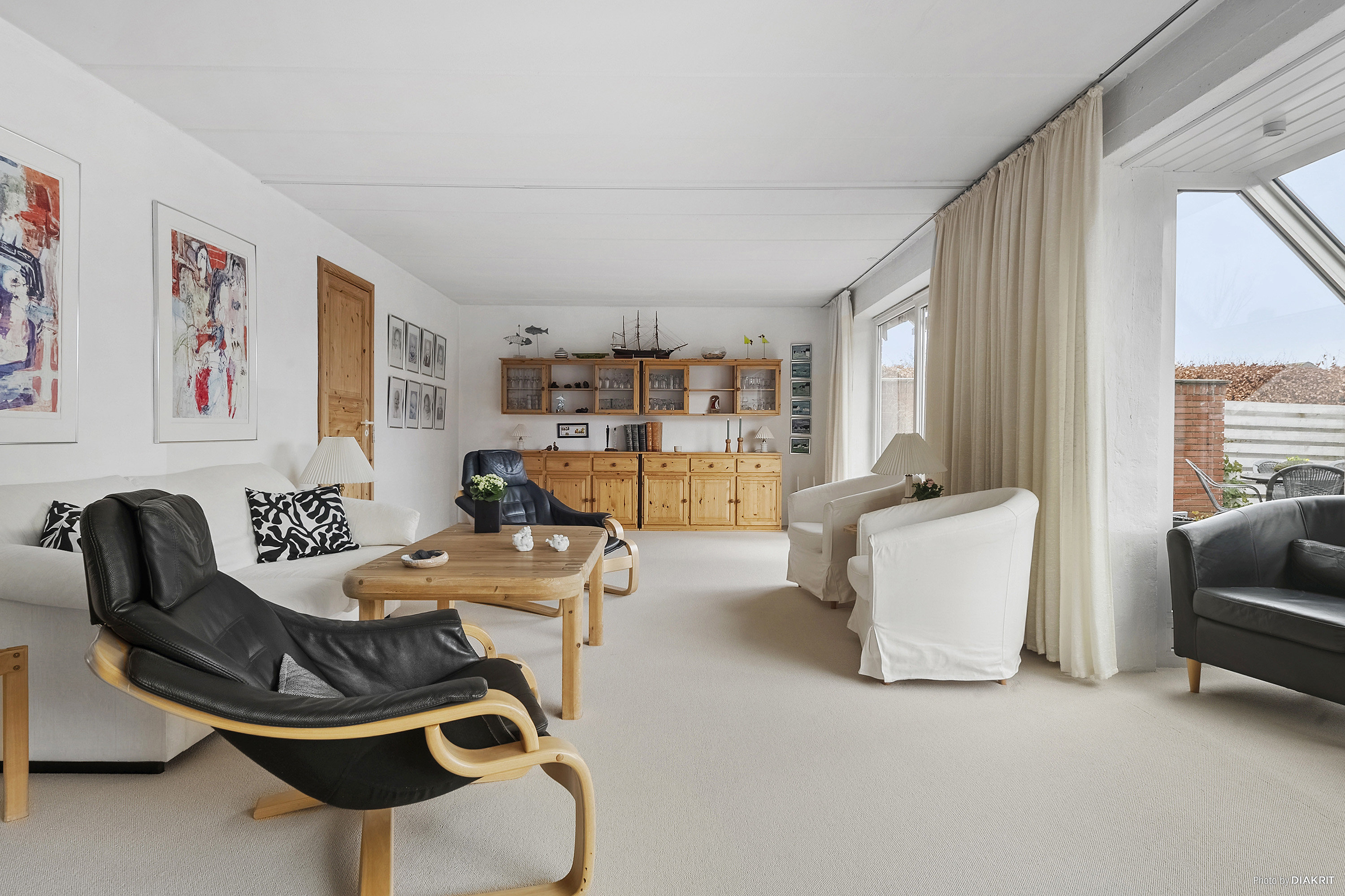 Fremhævet stue billede i fuldskærmstilstand. Billede af Egehovedet 31, Hou, 8300 Odder