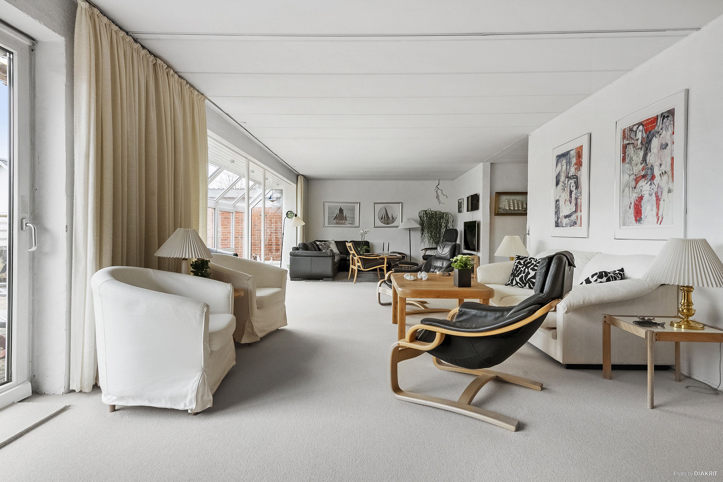 Fremhævet stue billede i fuldskærmstilstand. Billede af Egehovedet 31, Hou, 8300 Odder