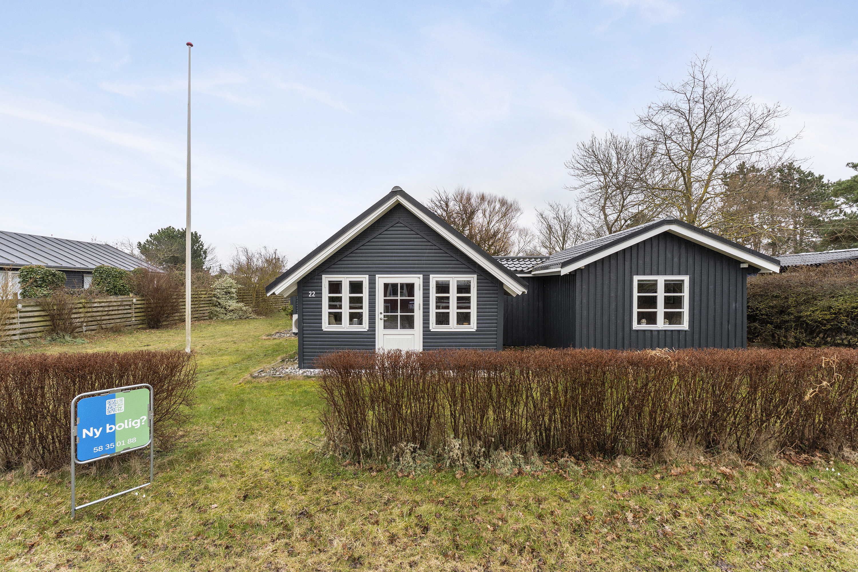 Fremhævet ejendommen billede i fuldskærmstilstand. Billede af Tranevej 22, Frølunde Fed, 4220 Korsør